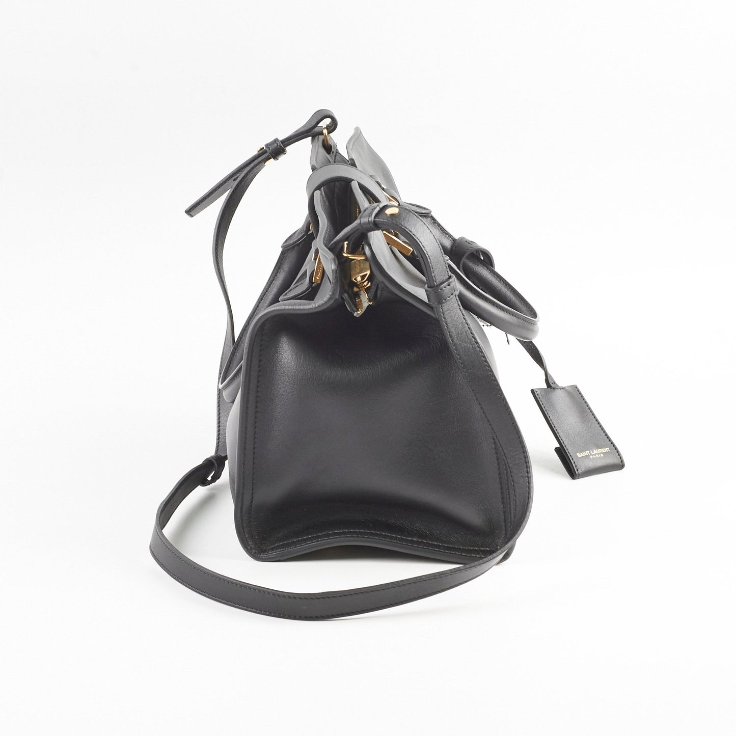 YSL Saint Laurent Classis Cabas Bag Black Small Crossbody Bag