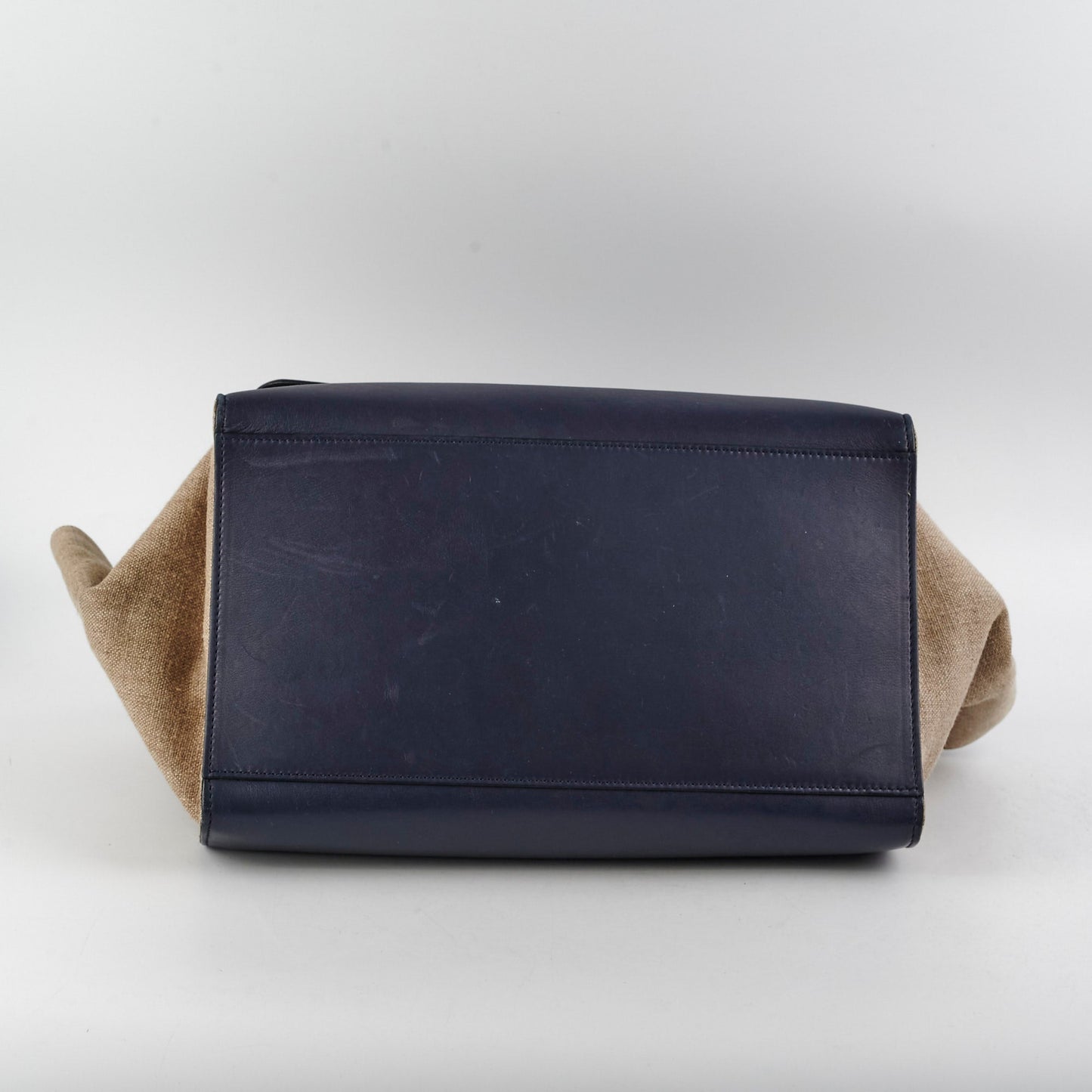 Luxury Trapeze Navy Handbag Black Medium Travel Bag