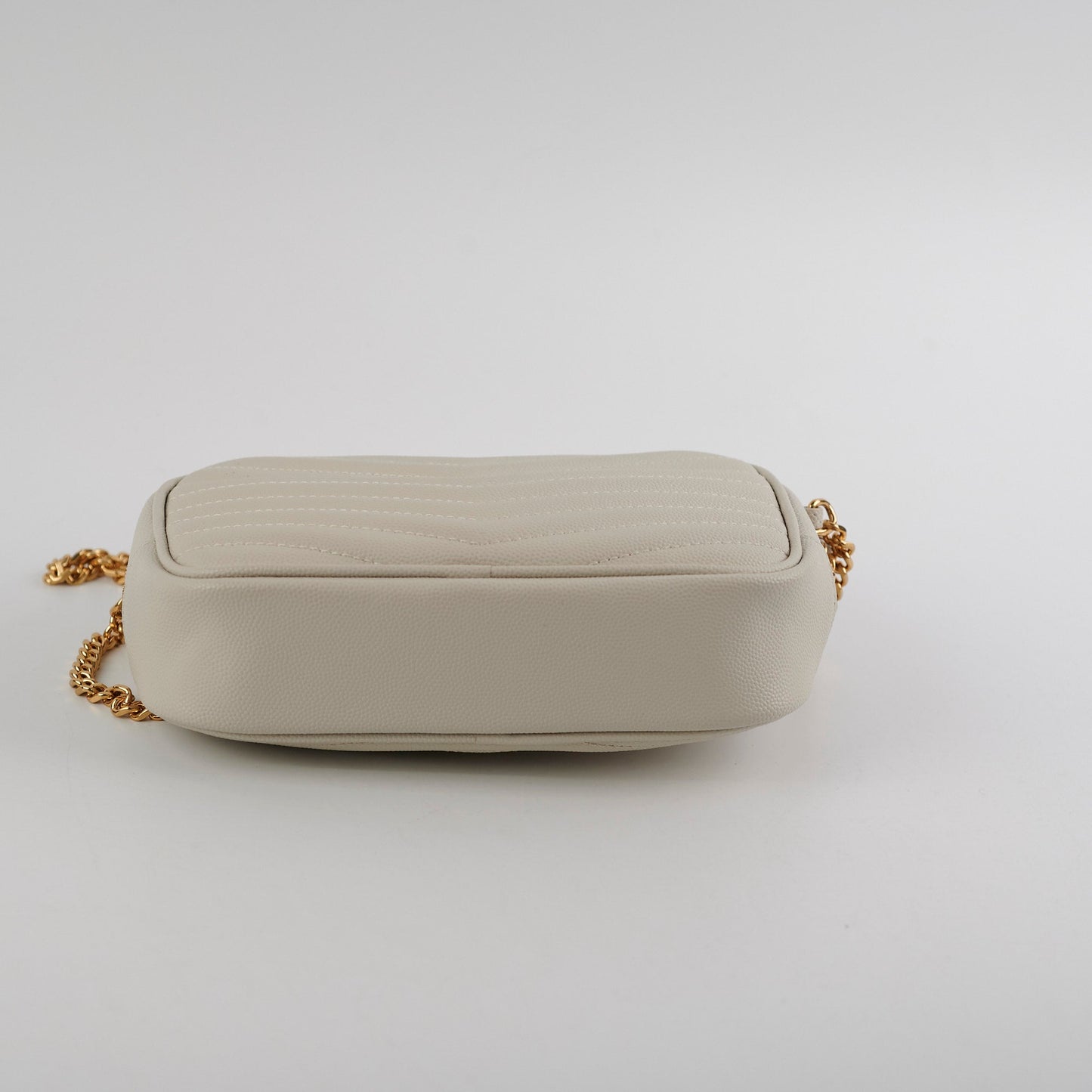 YSL Saint Laurent Lou Camera Bag Ivory Mini Travel Bag