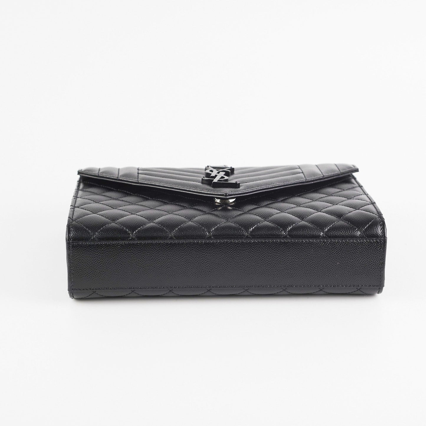 YSL Saint Laurent Envelope Bag Black Medium Shoulder Bag