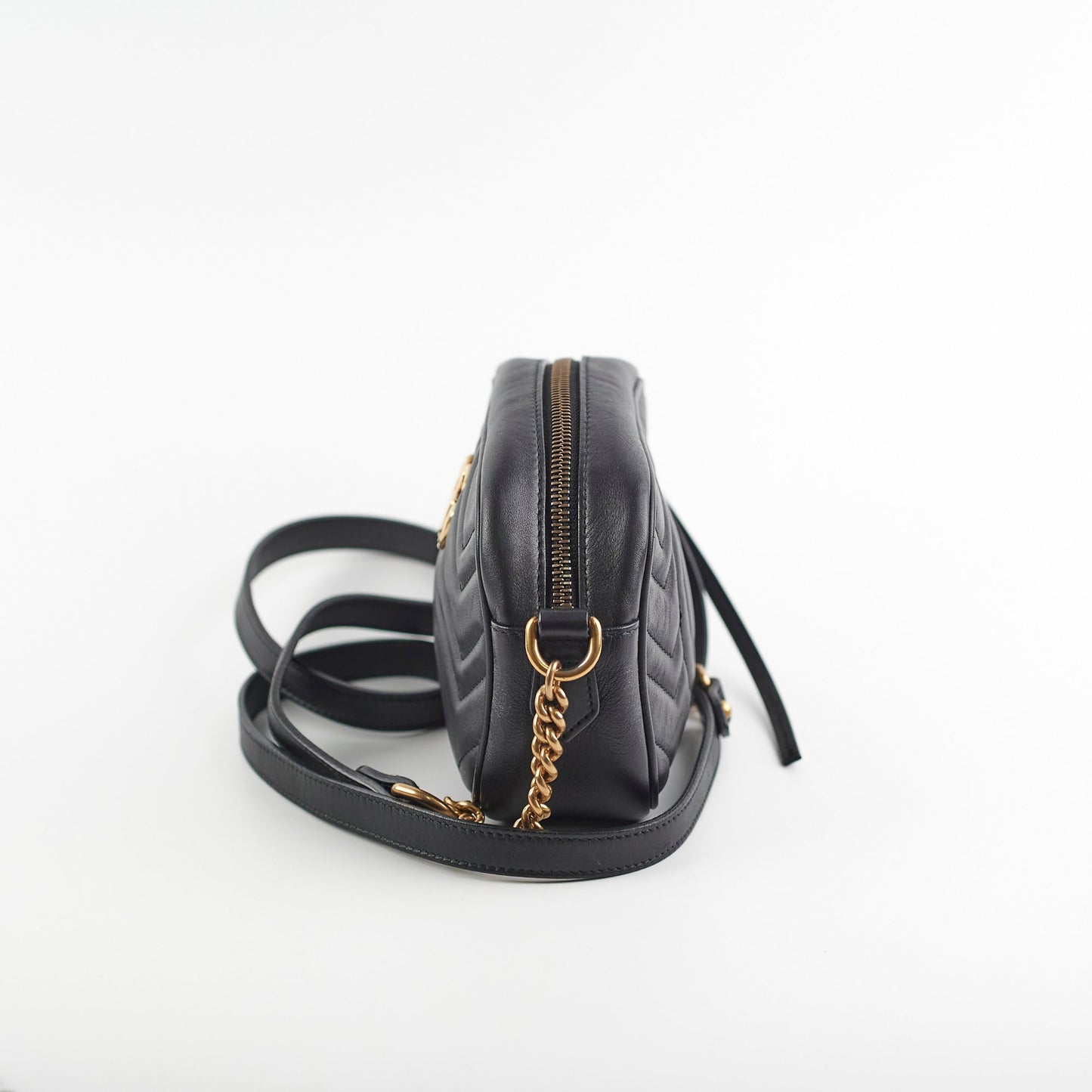 Gucci Marmont Camera Shoulder Bag Black Mini