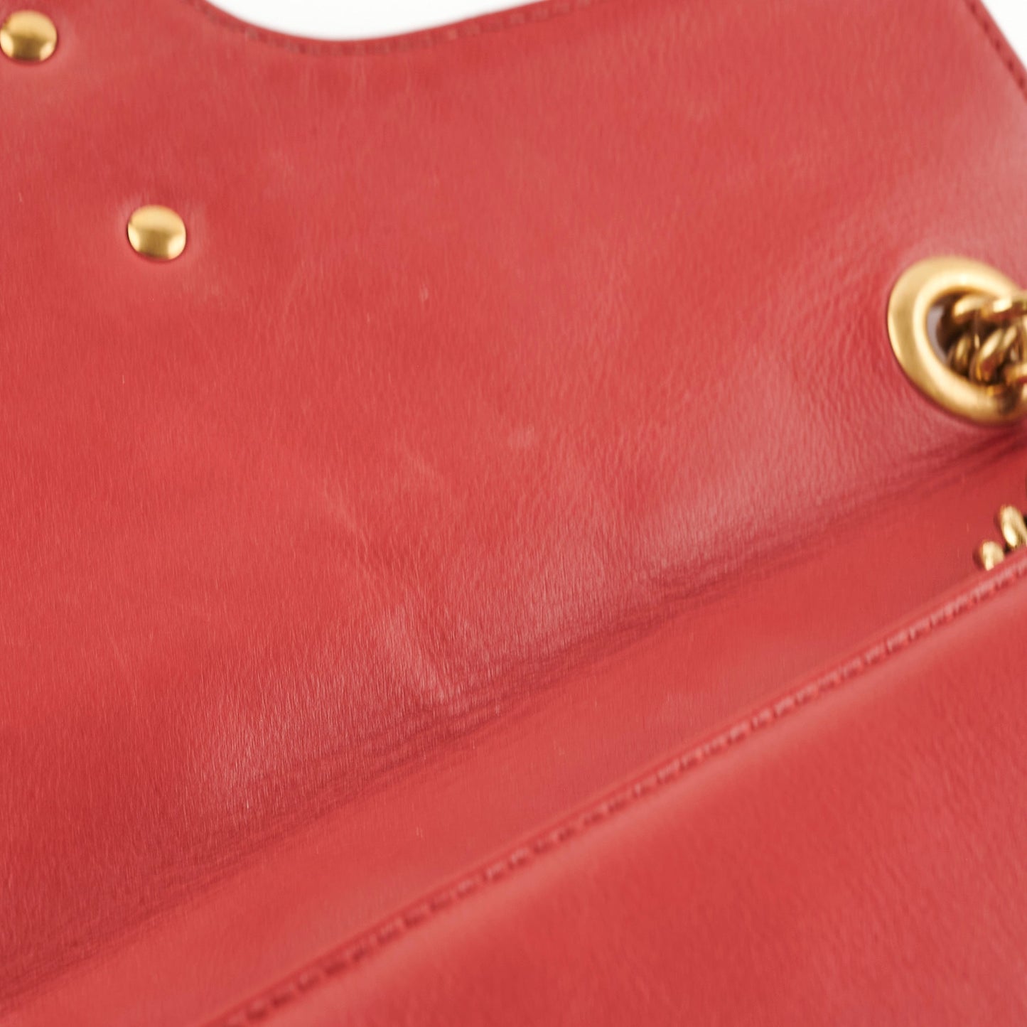 Gucci Marmont Shoulder Bag Red Small Crossbody Bag