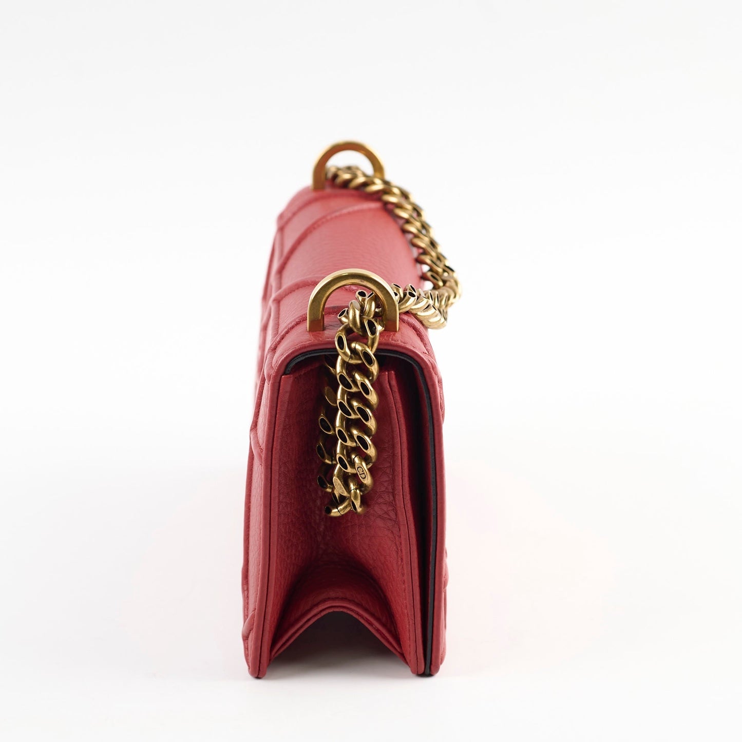 Dior Christian ama Crossbody Bag Red Small