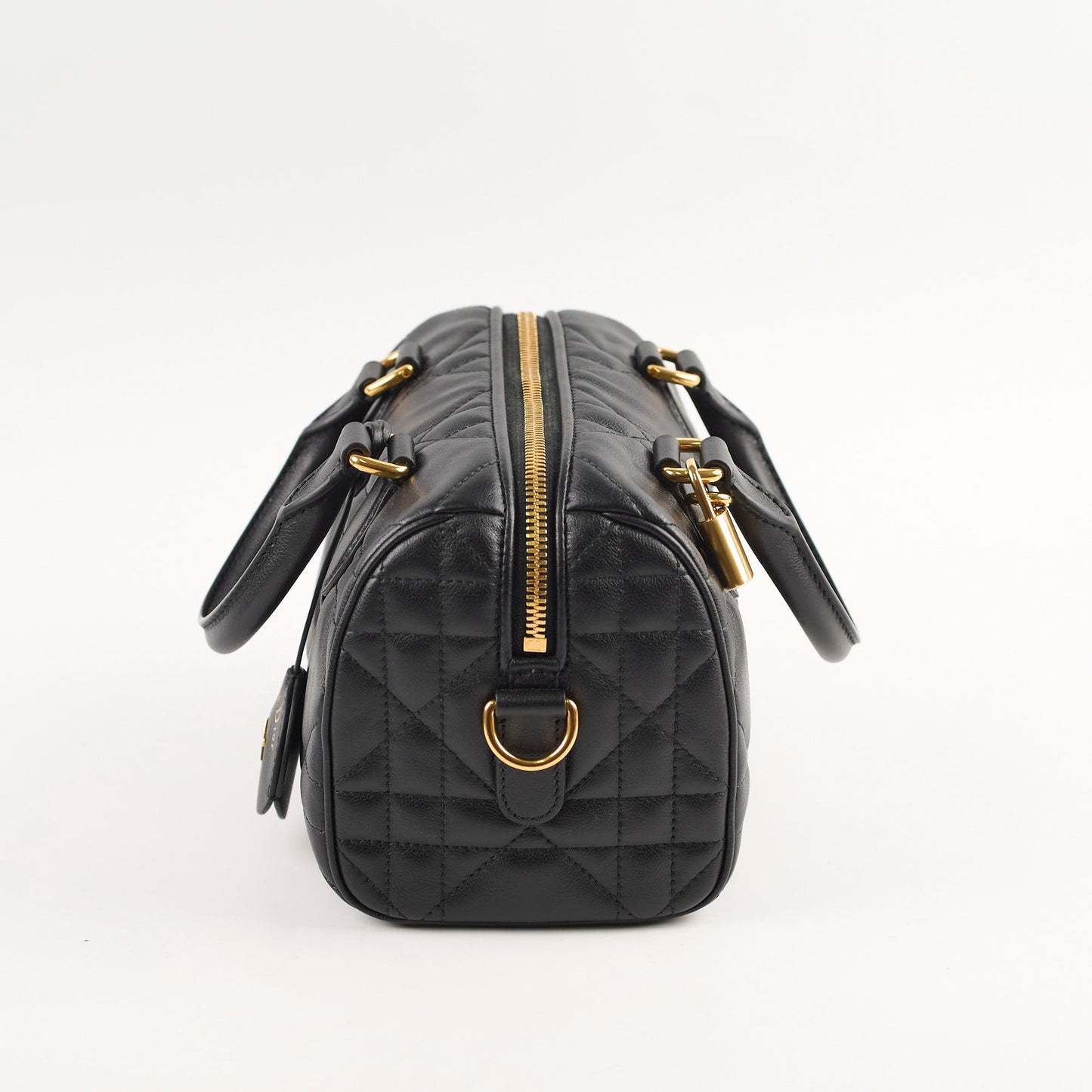 Dior Christian Groove Calfskin Crossbody Bag Black
