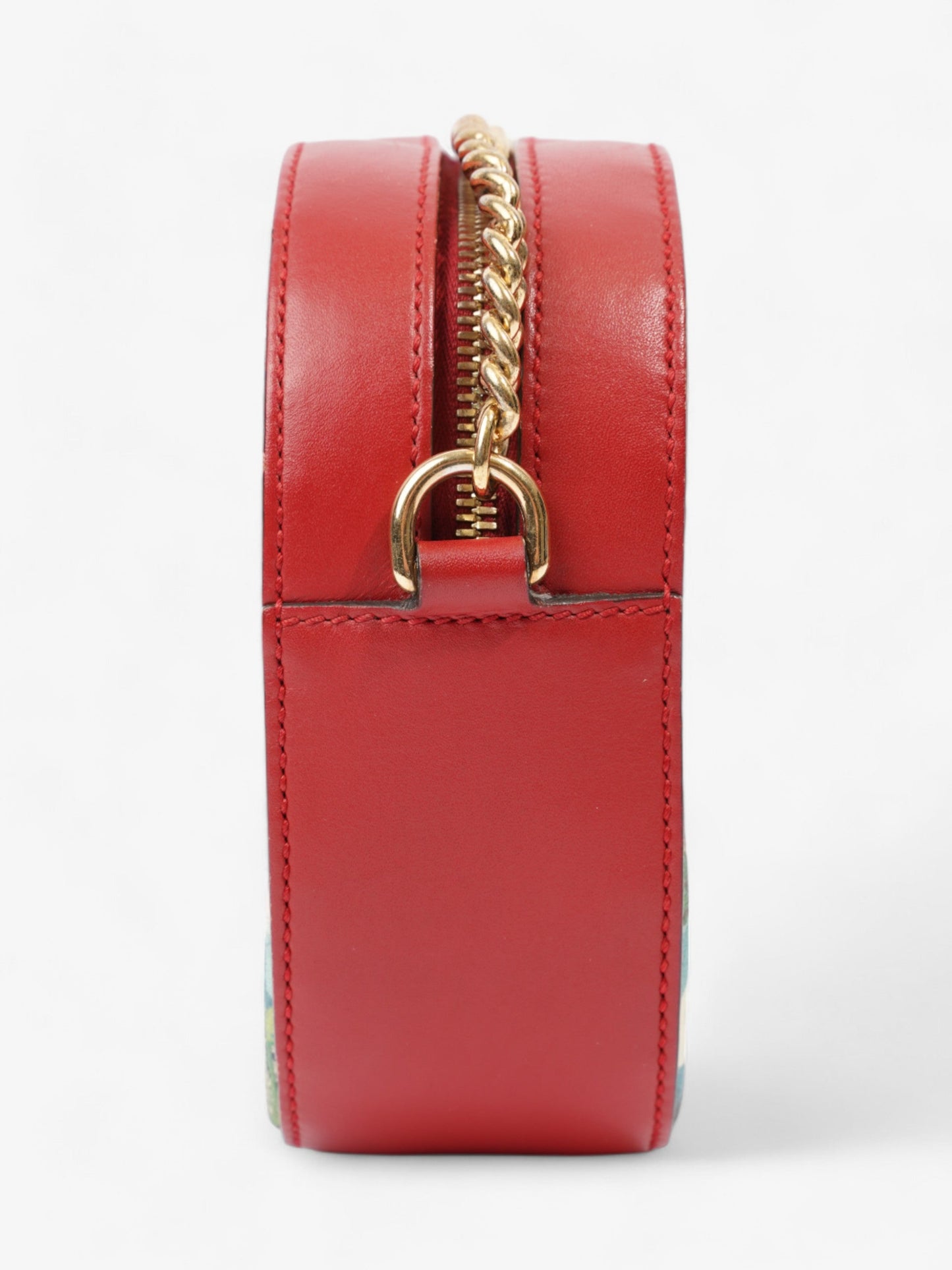 Gucci Blooms Bloom Coated Crossbody Bag Canvas Red
