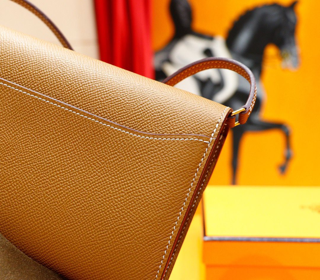 Top Quality Constance Epsom Long To Go Brown Travel Bag