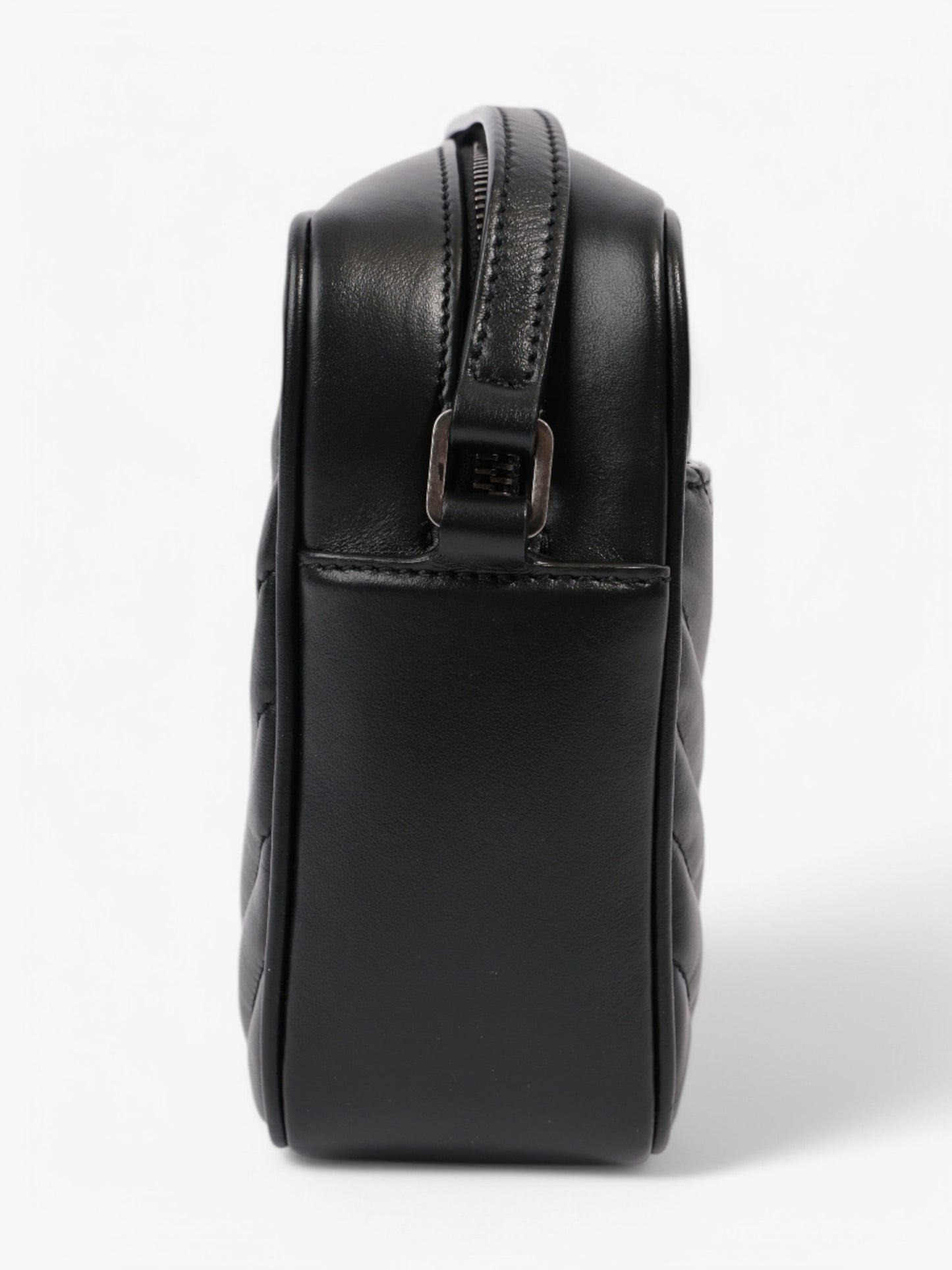 YSL Saint Laurent Lou Camera Bag Calfskin Leather Black Crossbody Bag