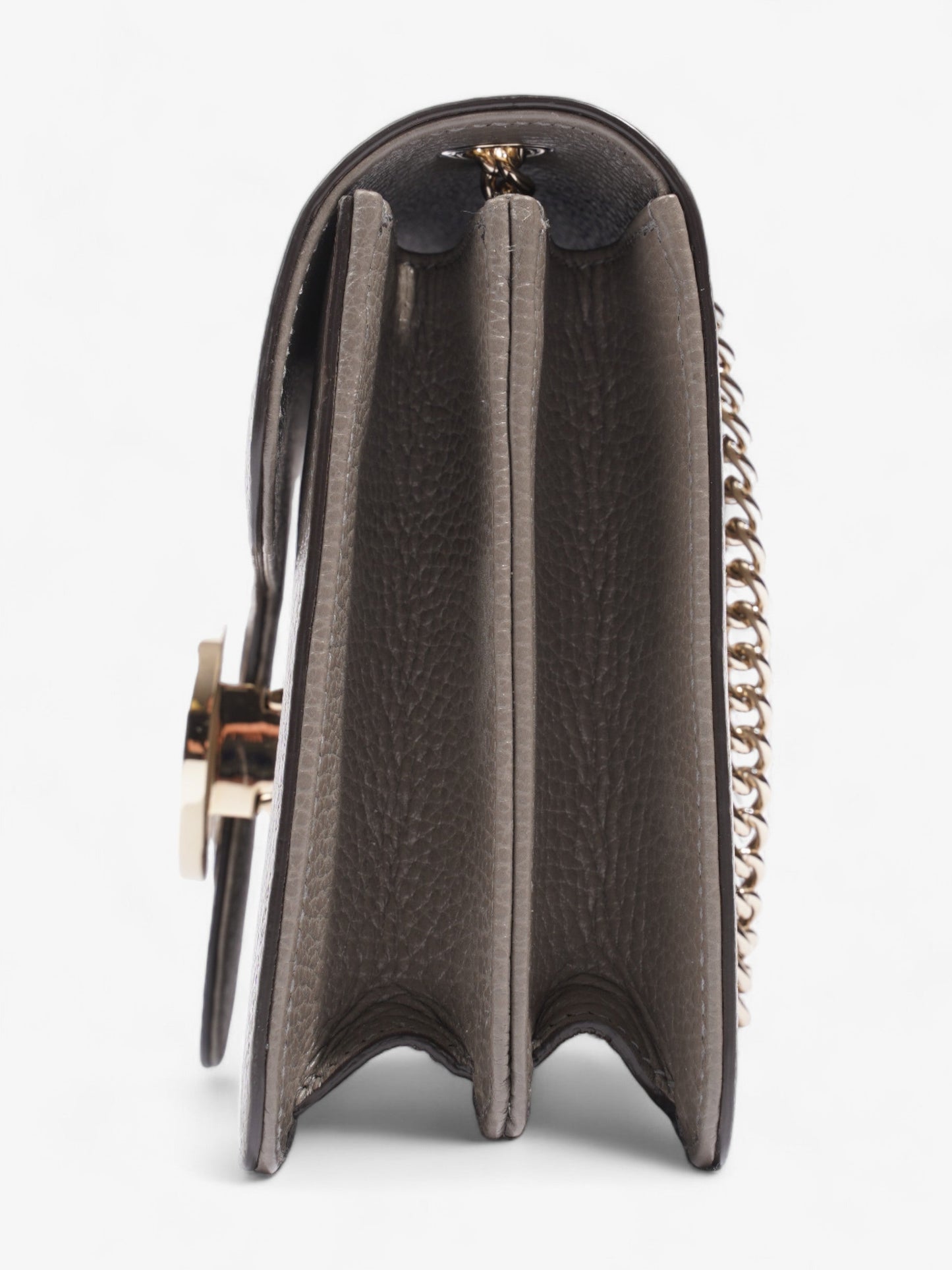 Gucci Interlocking Bag Grey Leather Small Shoulder Bag