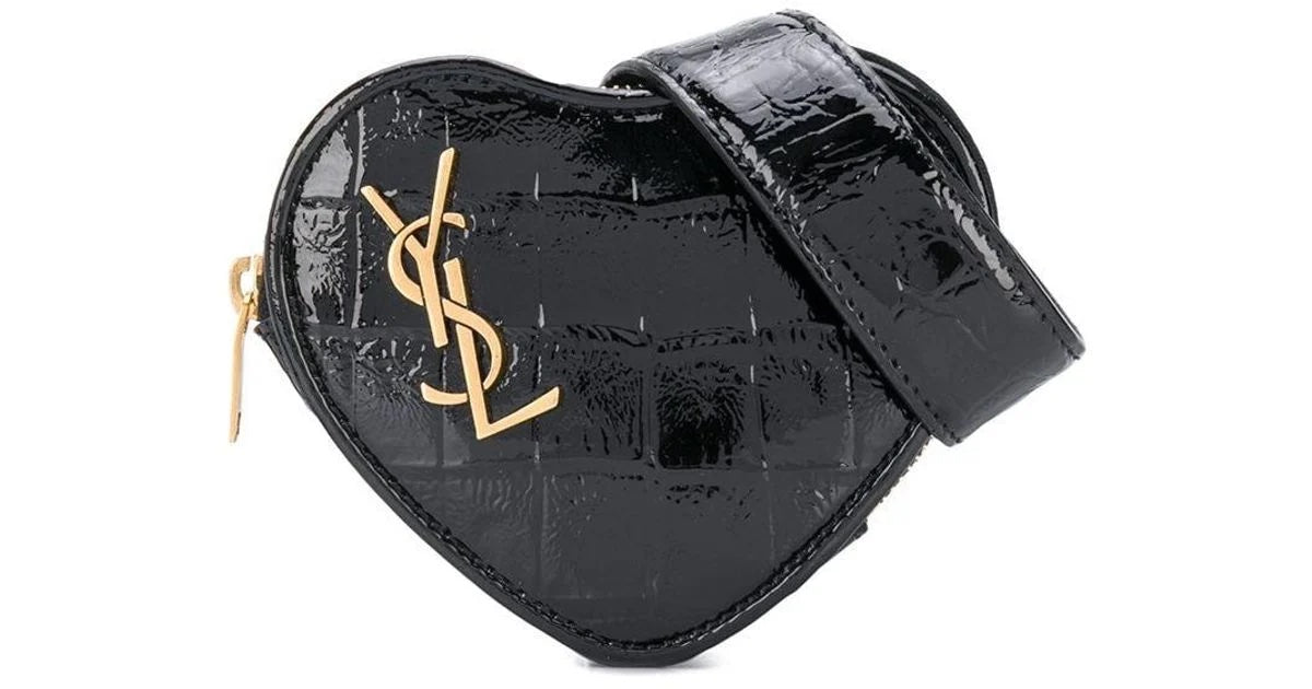 YSL Saint Laurent Heart Shaped Belt Bag