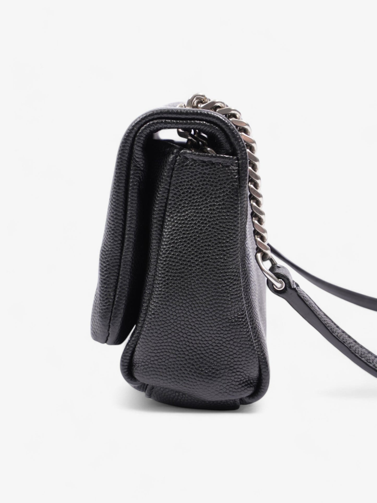 YSL Saint Laurent West Hollywood Calfskin Crossbody Bag Leather Black Toy