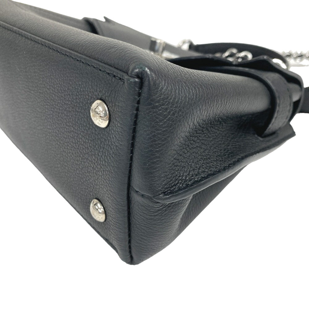 Louis Vuitton M20997 2WAY turn lock Rock Leather Black Mini Shoulder Bag