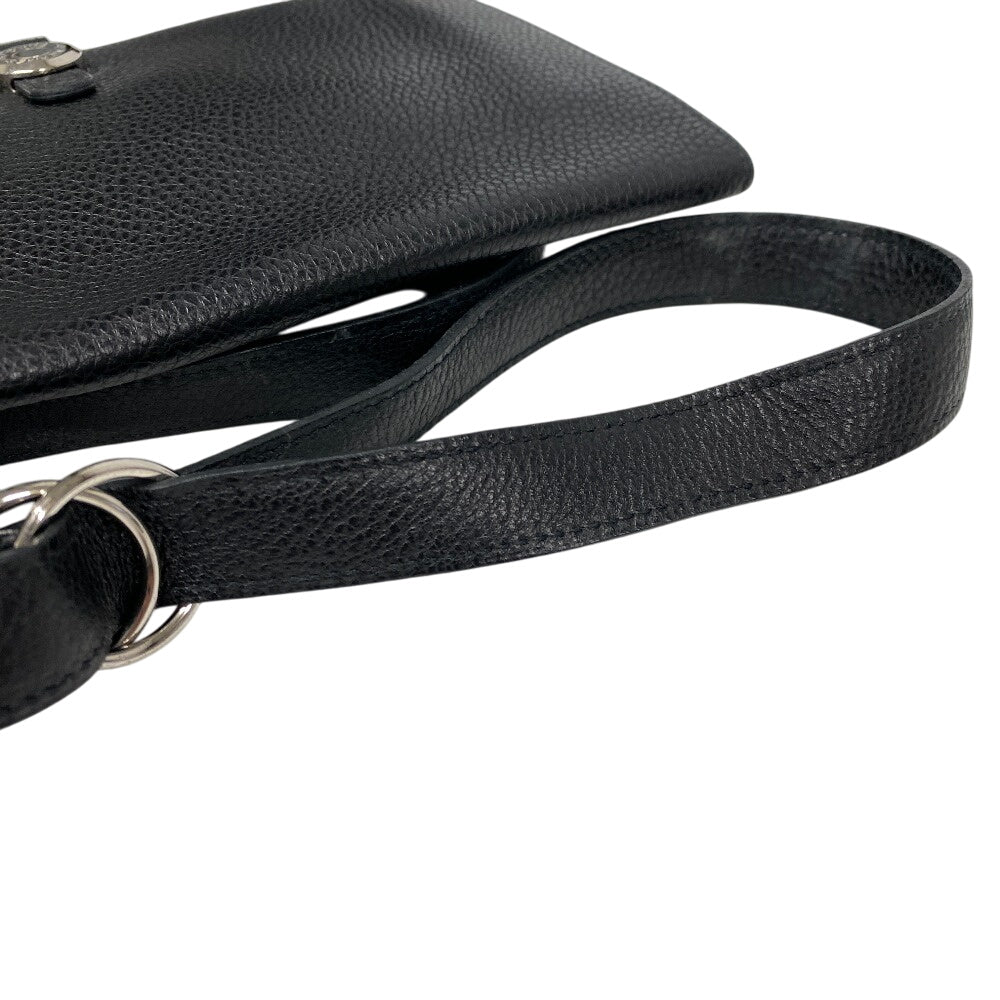Hermes Waist Bag Togo Sling Bag Crossbody Dogon Silvermetal Black Crossbody Bag