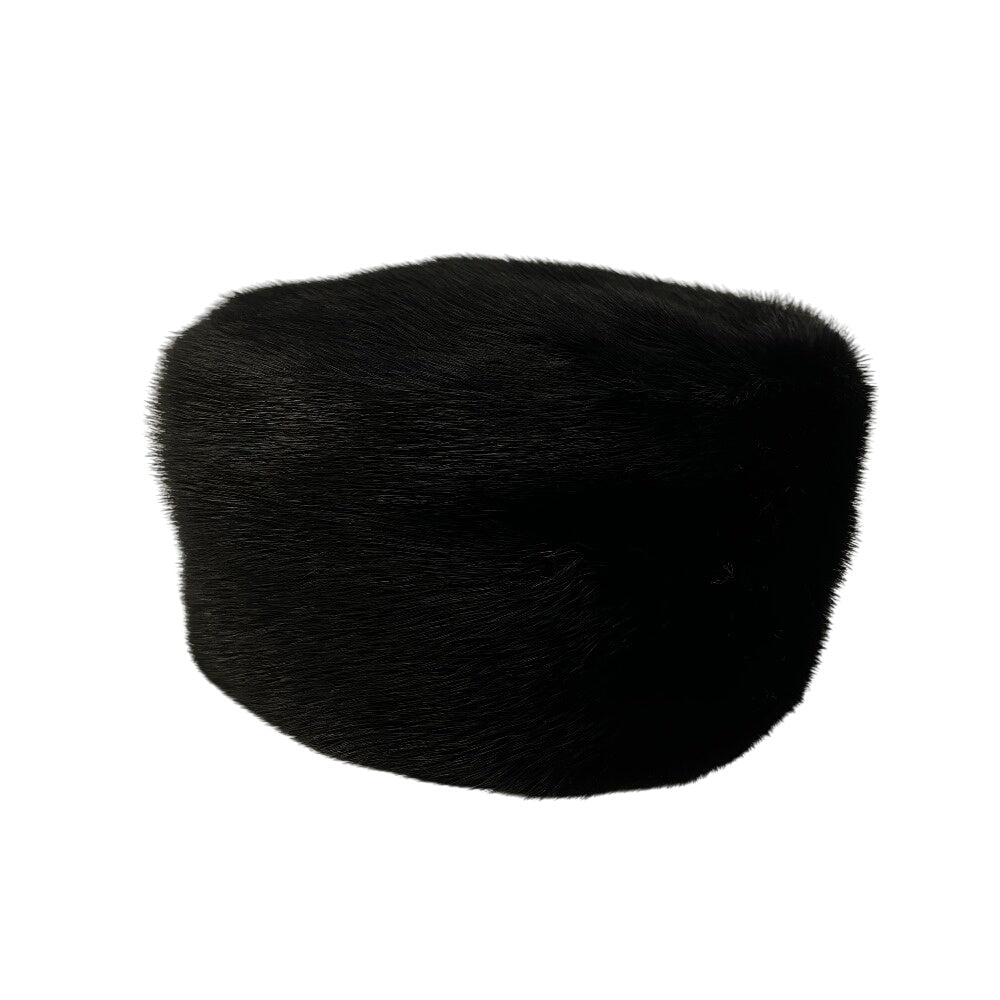 Hat Fur Women S Handbag Black Travel Bag