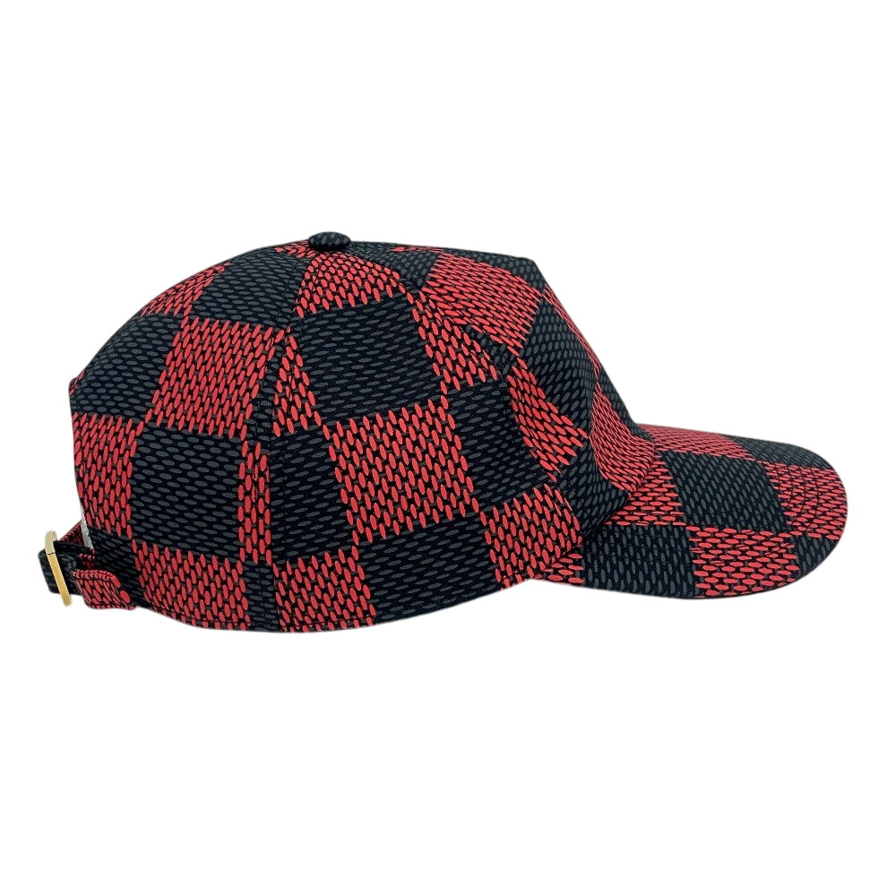 Louis Vuitton M7360L Damier Pop Damier Nylon Cotton Red Hat