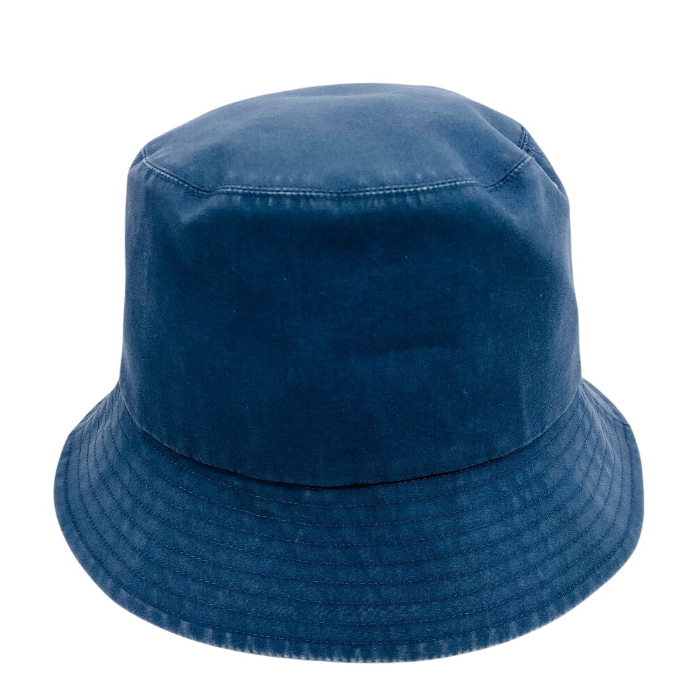 Dior Christian Other Hats Polyester, Cotton Navy Reversible Bucket Bucket Bag