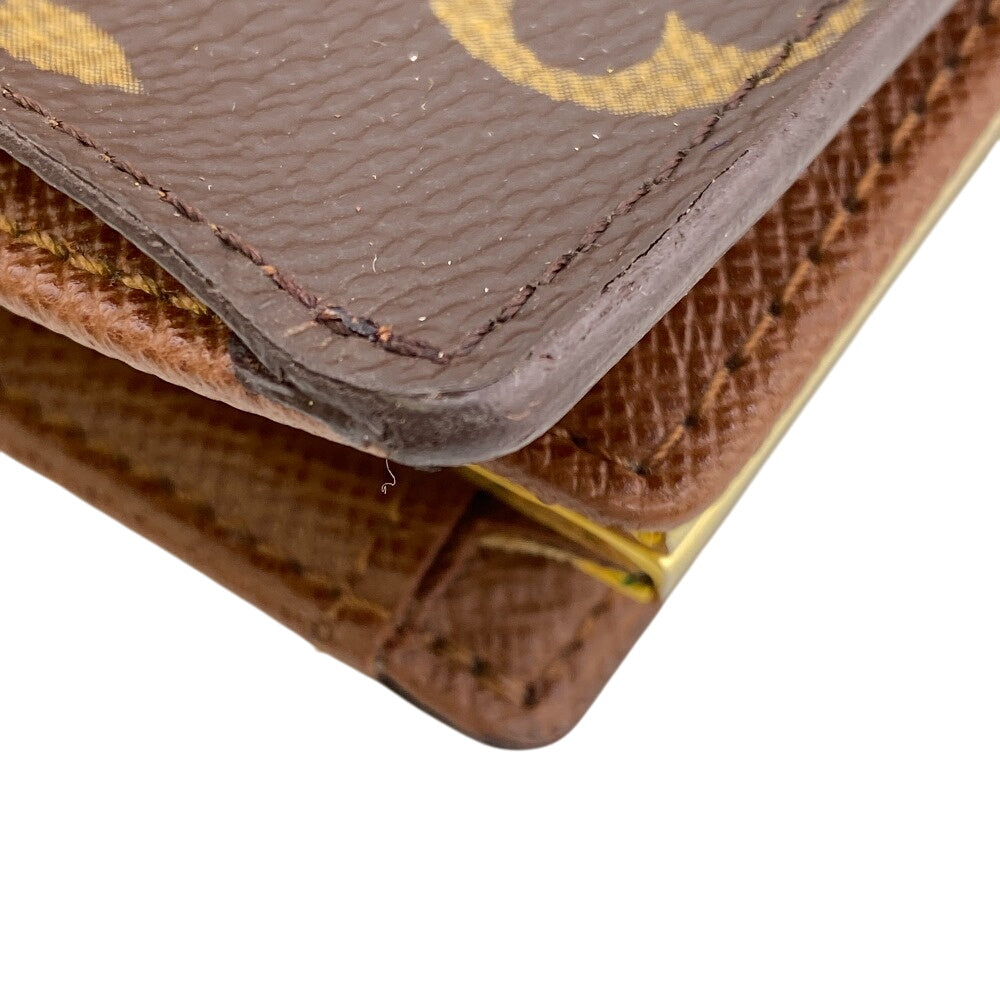 Louis Vuitton Bifold M61674 Purse Portefeuille Viennois Monogram Leather Brown Wallet Case