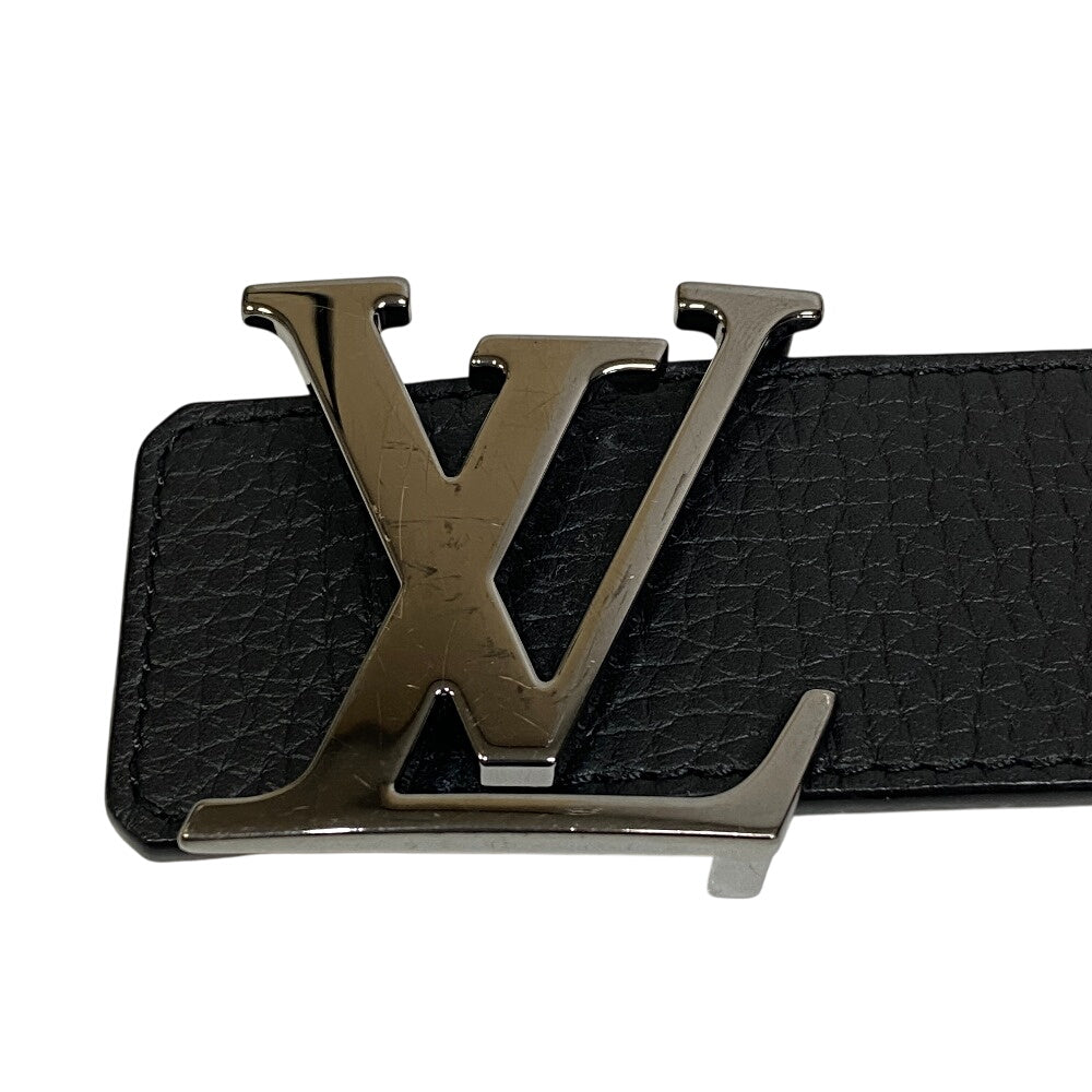 Louis Vuitton M0333 initial reversible Saintur Leather Black Belt