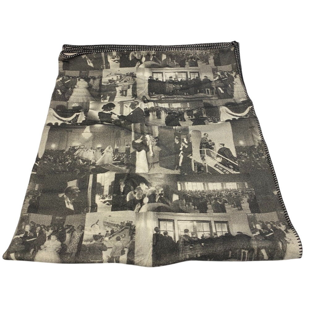Dior Christian Other Fashion Goods Wool Multicolor Blanket Travel Bag