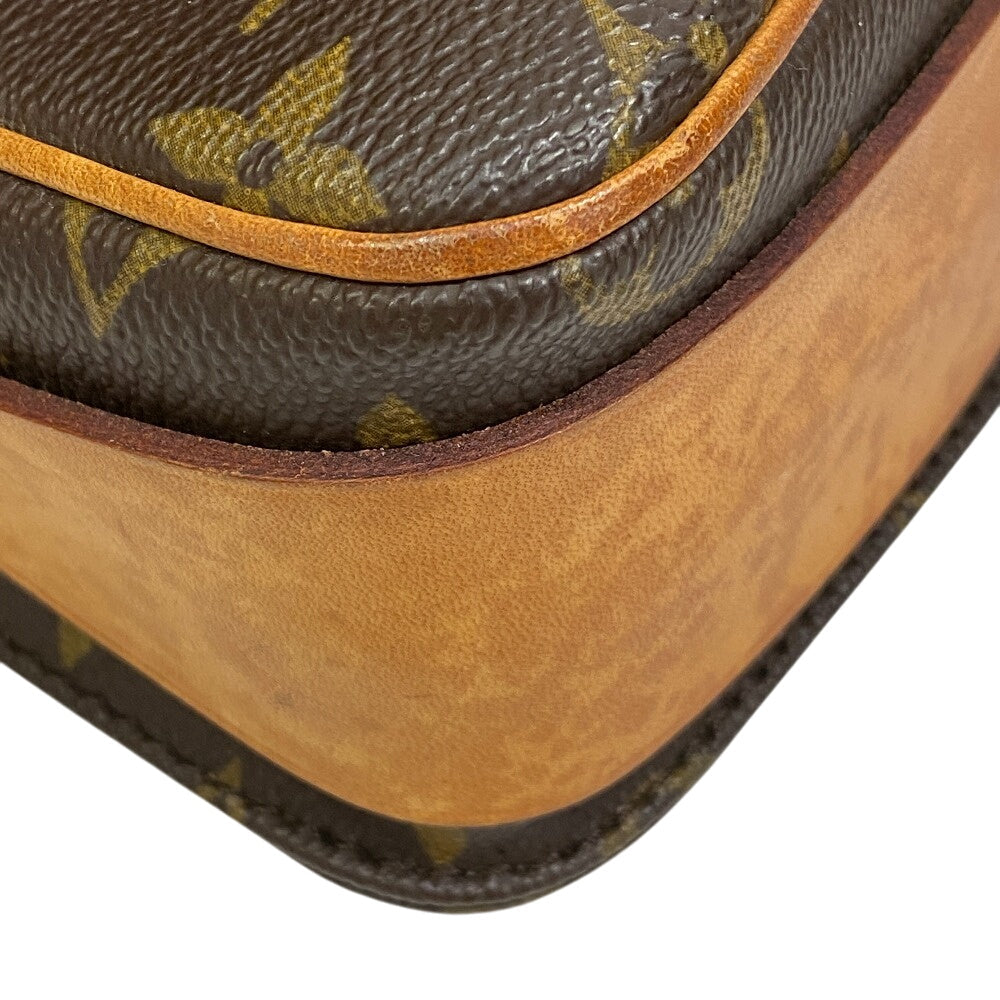 Louis Vuitton M51253 CartouchiereMM Monogram Leather Brown Shoulder Bag