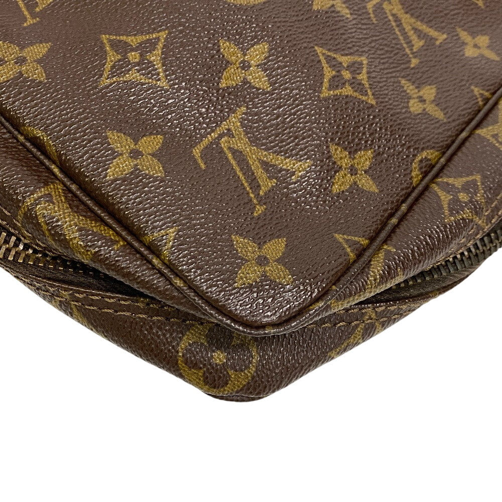 Louis Vuitton M47524 Truth Cracking T 23 Monogram Leather Brown Clutch Bag
