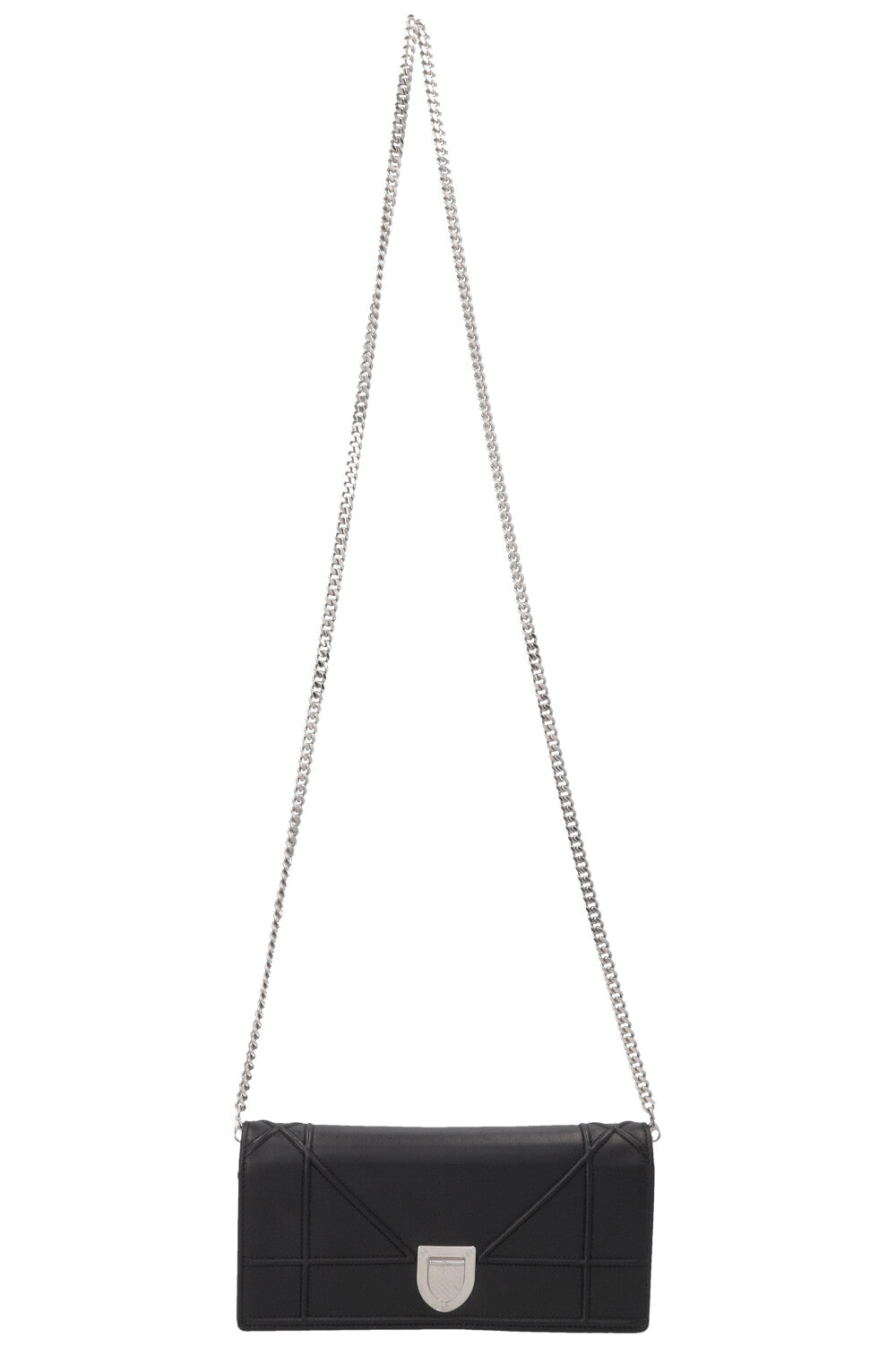 Dior Crossbody Bag ama Wallet On Black Chain