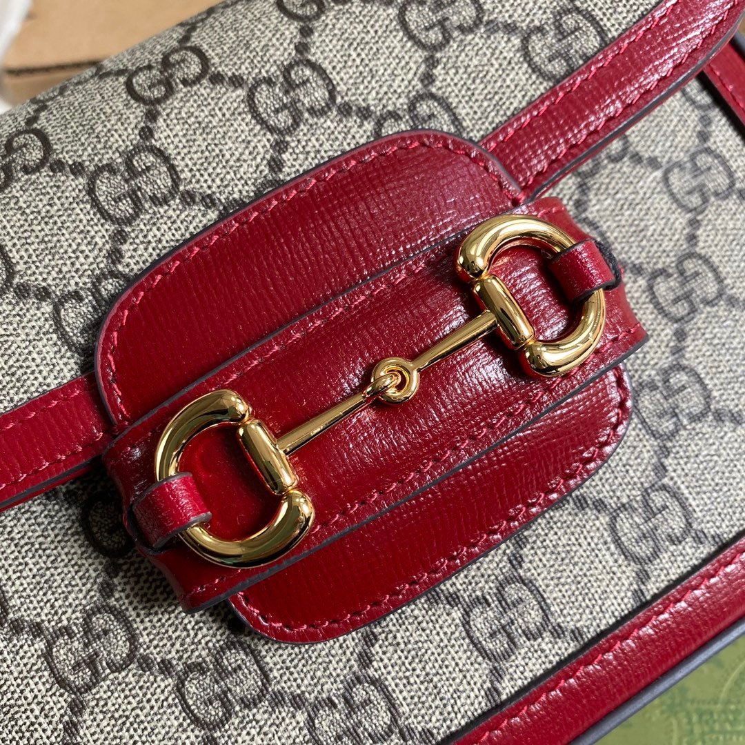 gg Horsebit gg , ’s Red Mini Travel Bag 8In21Cm Beaunoirrbeaunoirr