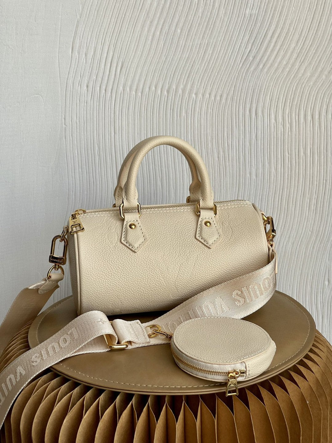 Top Quality Papillon Bb Bag In Empreinte Monogram Beige Travel Bag