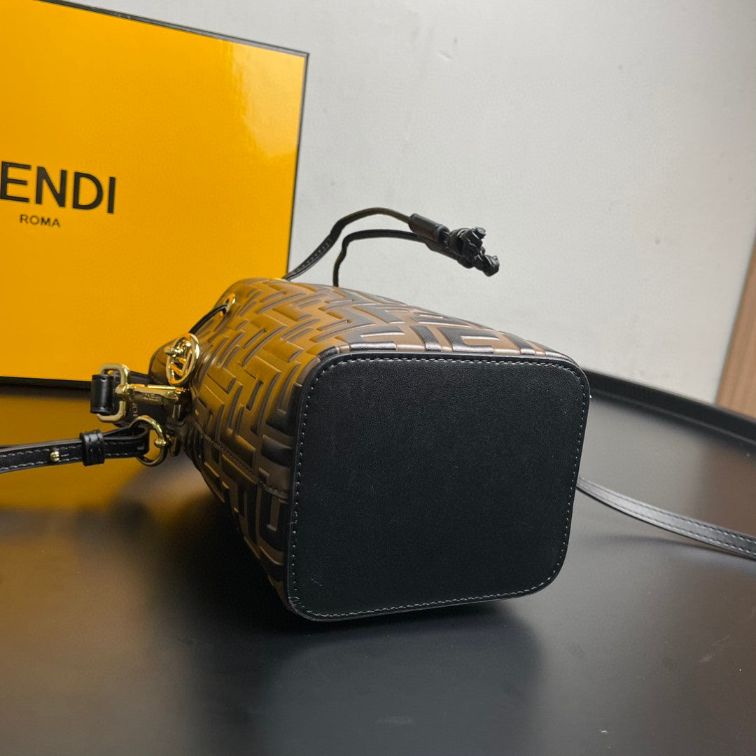 Mon Tresor Brown Mini Travel Bag