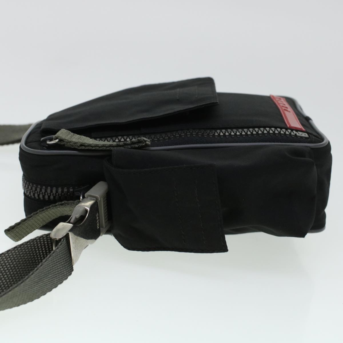 Prada Shoulder Bag Nylon Black Nylon Black Am4341
