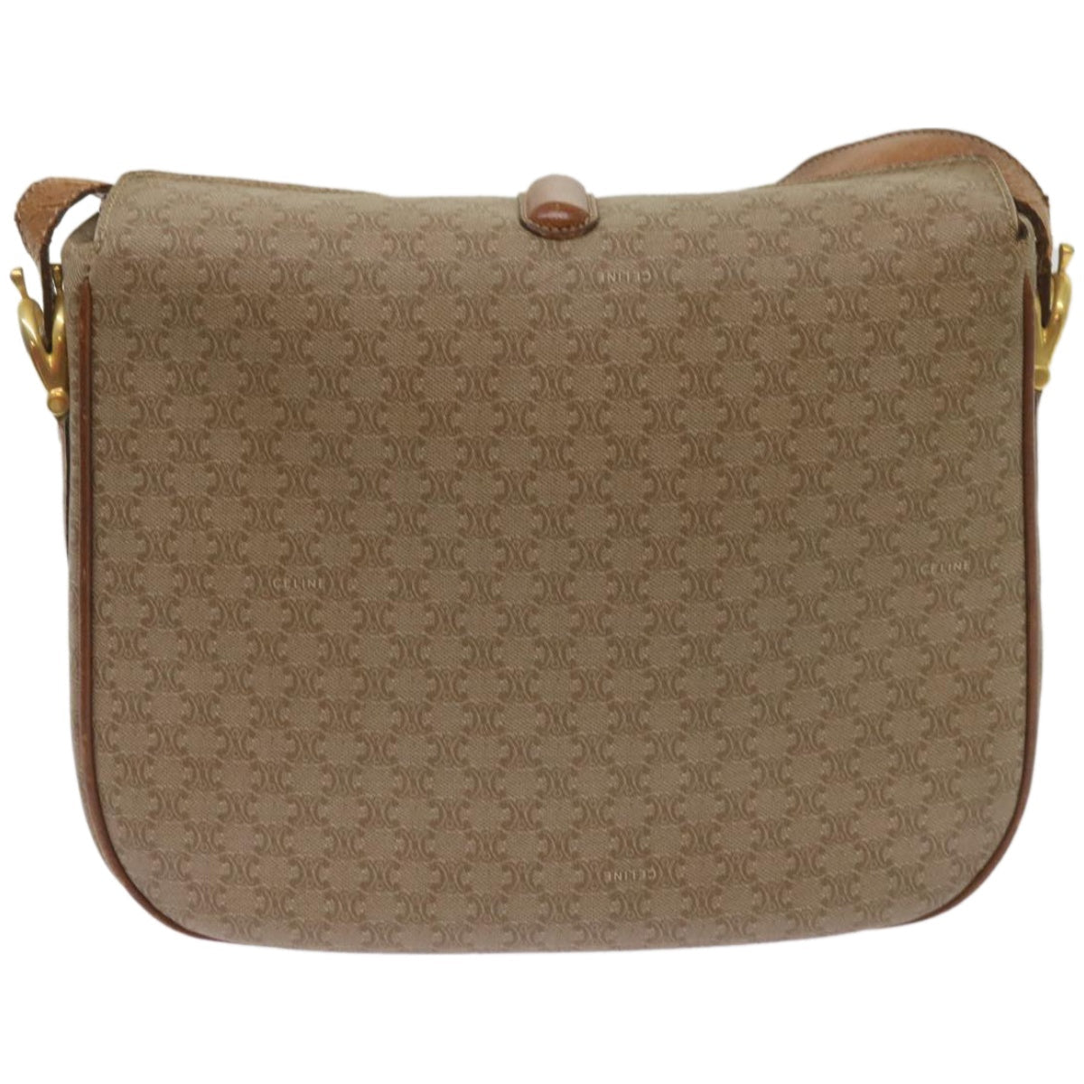 Luxury Macadam Shoulder Bag Ar B Canvas Beige