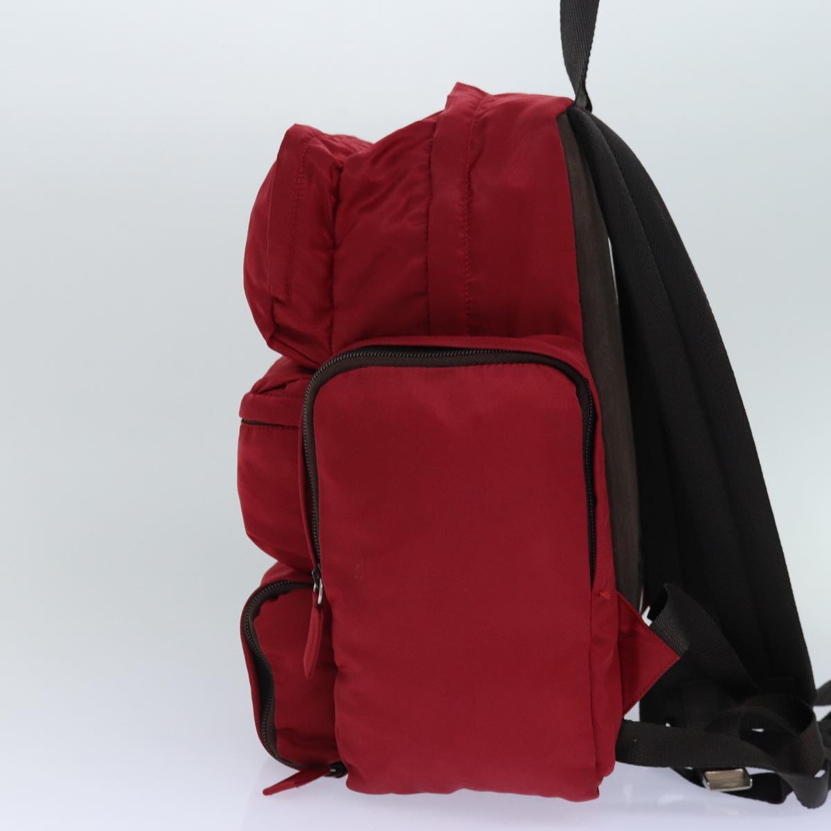 Prada Backpack Auth Nylon Red