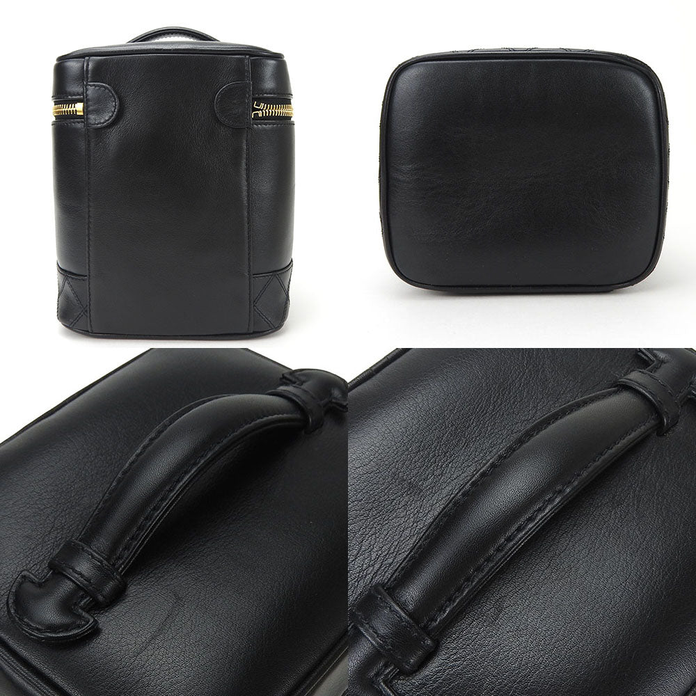 Bicolore Leather Vanity Bag Signature