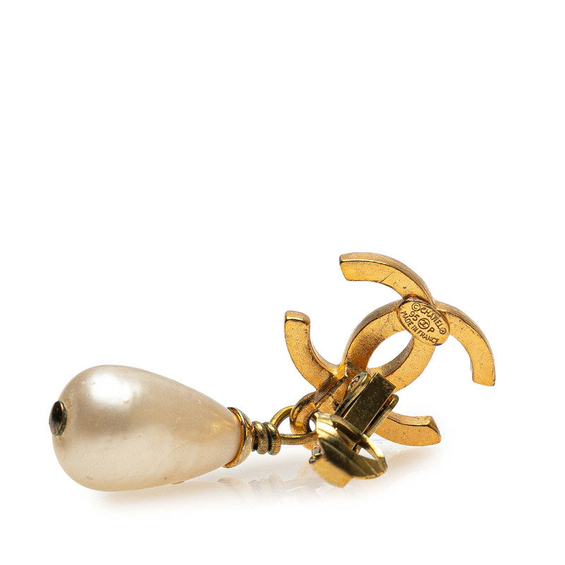 Coco Mark Pearl Earrings Jewelry Signature