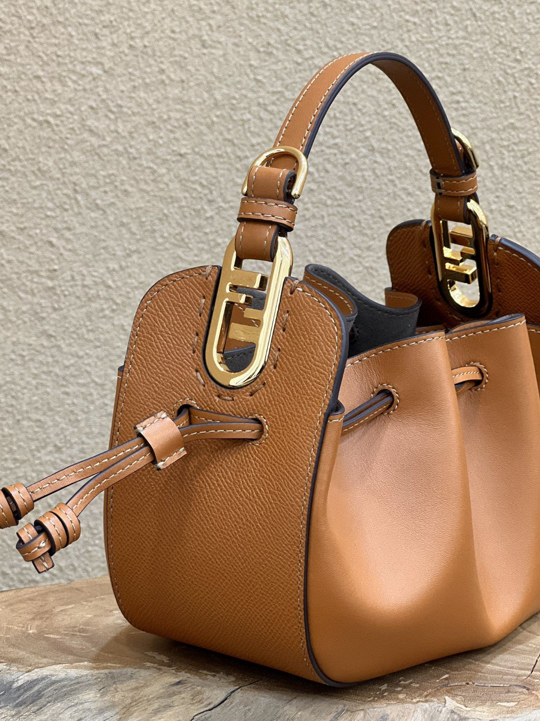 Top QualityTop Quality Pomodorino 17cm Brown Mini Bag