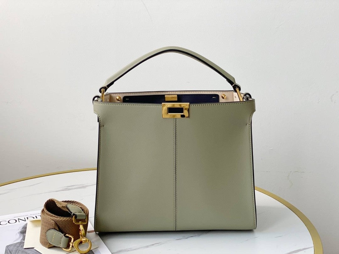 Top QualityTop Quality Peekaboo X-Lite Beige Medium Tote Bag