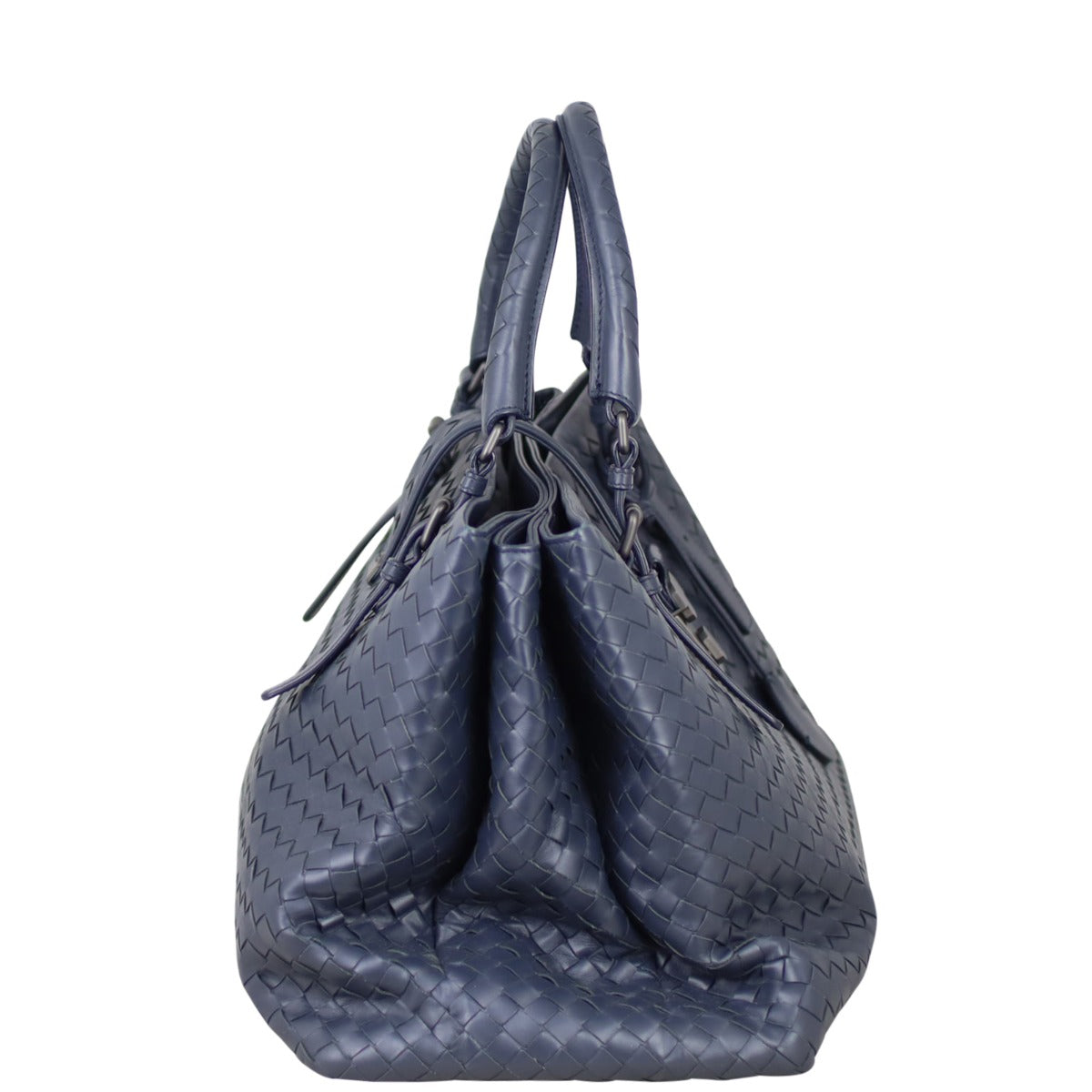 Bottega Veneta Intrecciato Roma Satchel Large Travel Bag