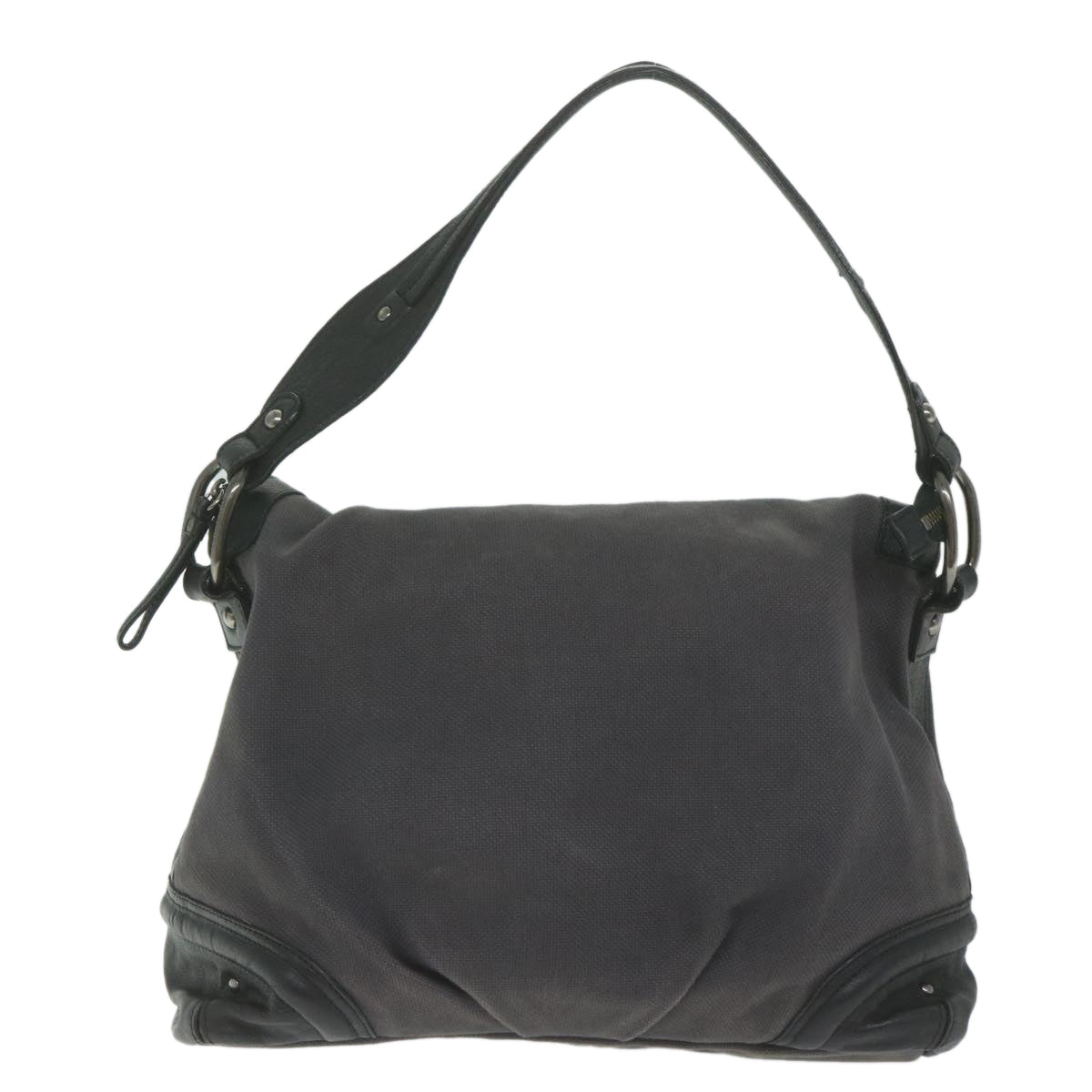 Burberry Luxury Shoulder Bag Auth Bs10635 Canvas Gray