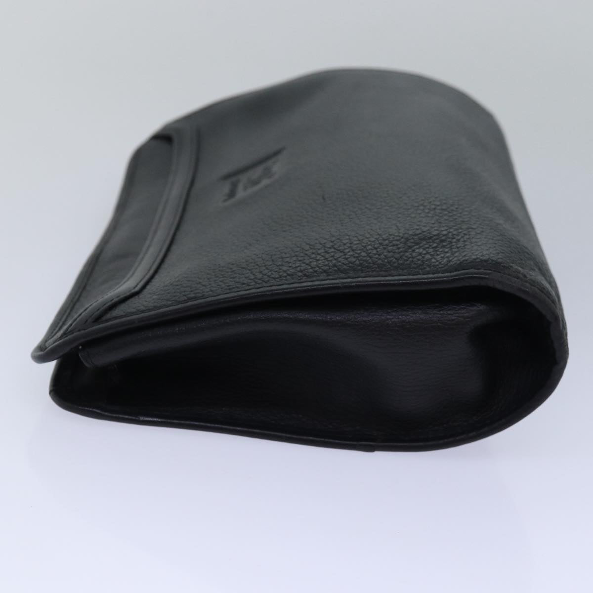 Burberry Luxury ss Clutch Bag Auth Bs15681 Leather Black