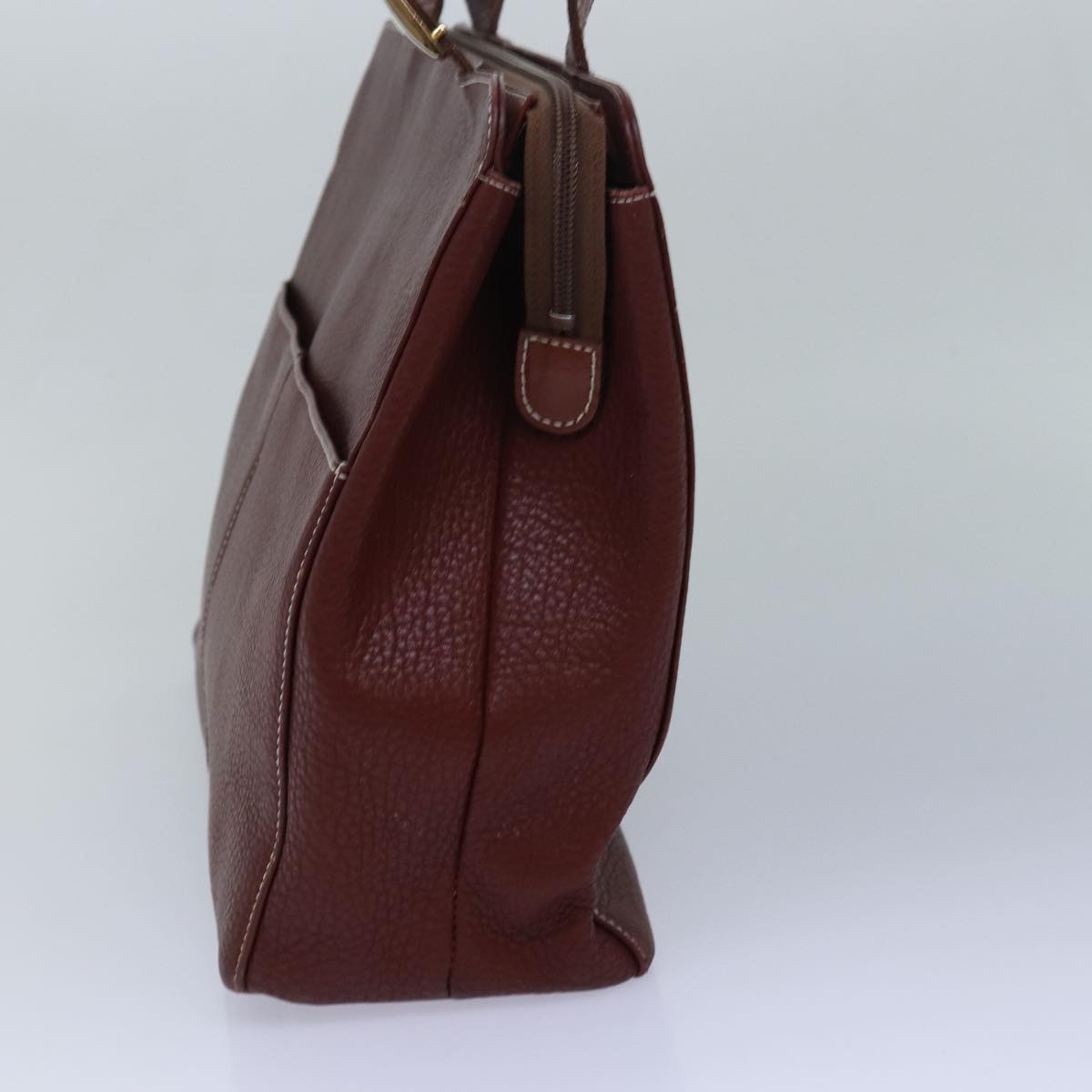Burberry Luxury ss Tote Bag Auth Bs16014 Leather Brown