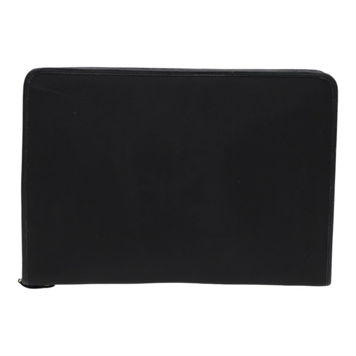 Burberry Luxury ss Clutch Bag Pvc Auth Bs17440 Black Gold