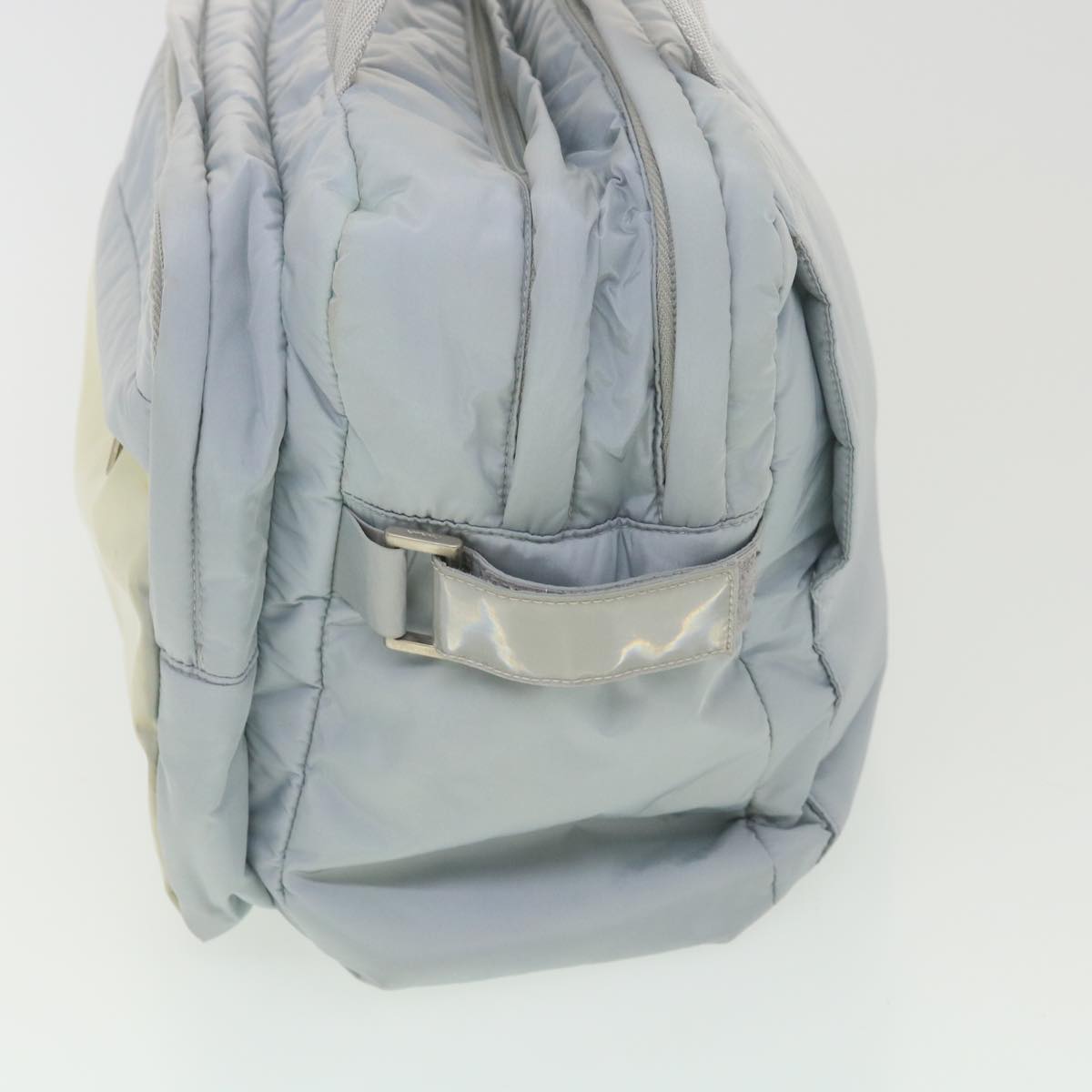 Prada Hand Bag Light Nylon Blue Travel Bag Light Blue Bs4516