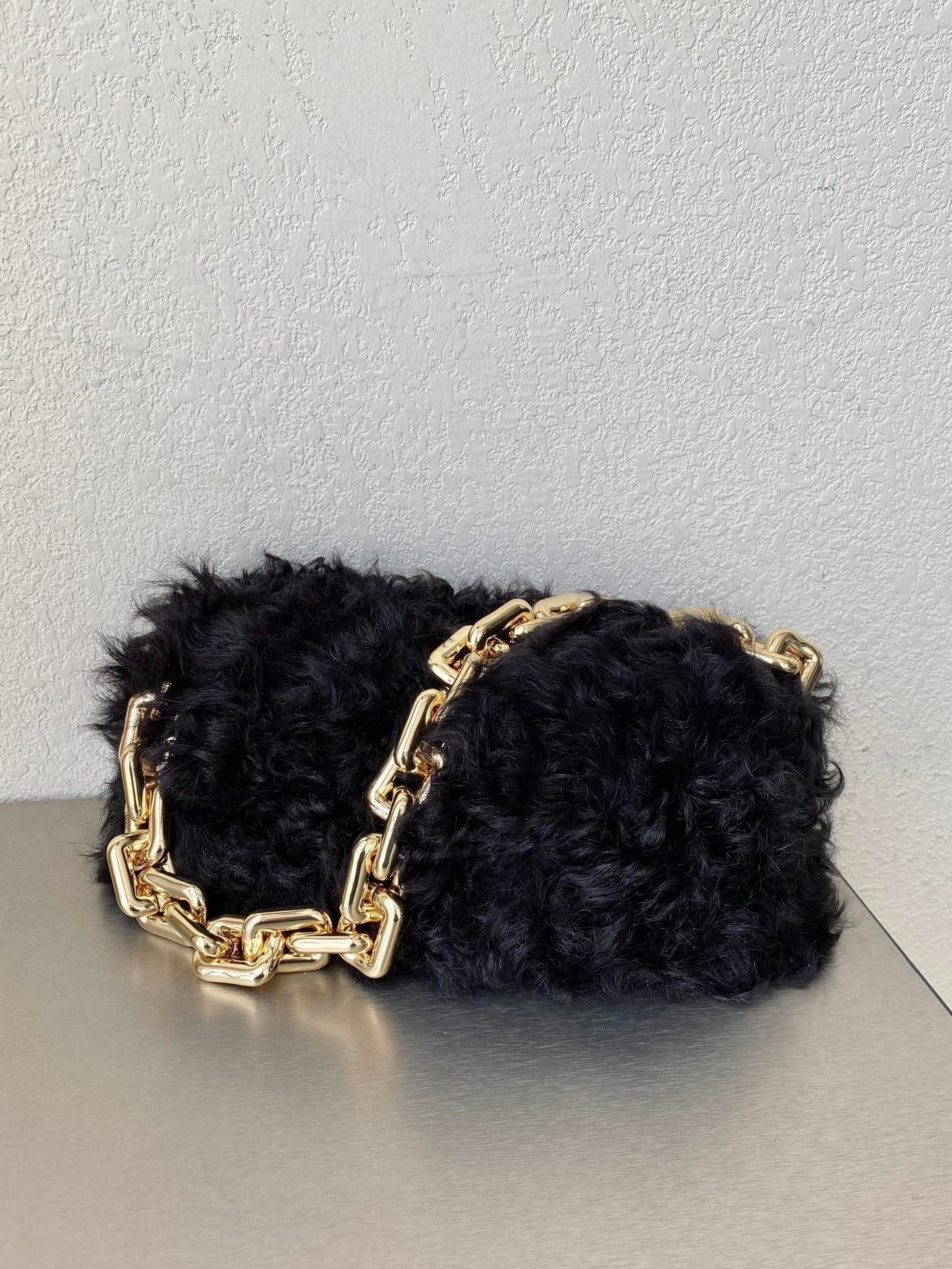 Top Quality Pouch For Women Bags Black Chain Travel Bag