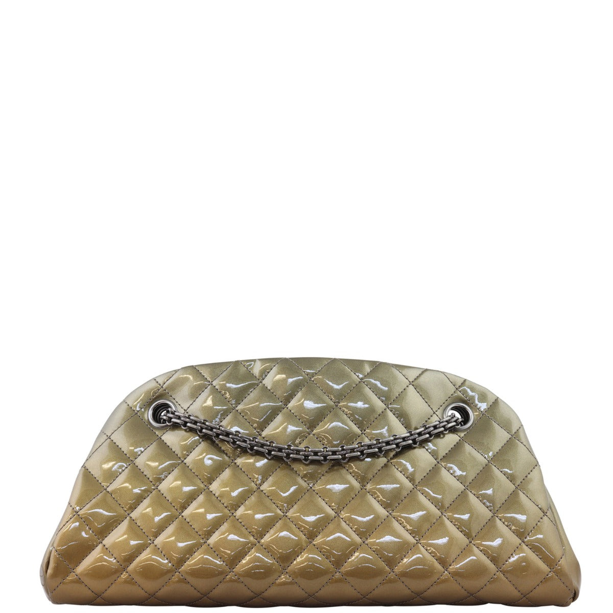 Chanel Just Mademoiselle Bowler Bag Bronze Handbag