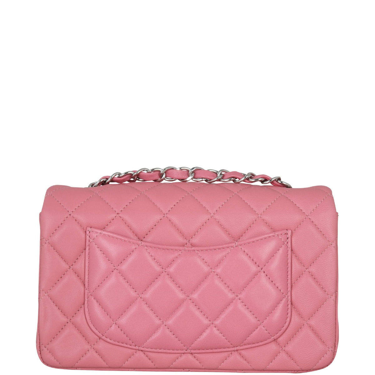 Chanel Classic Flap Rectangular Bag Lambskin Light Pink Mini Bag