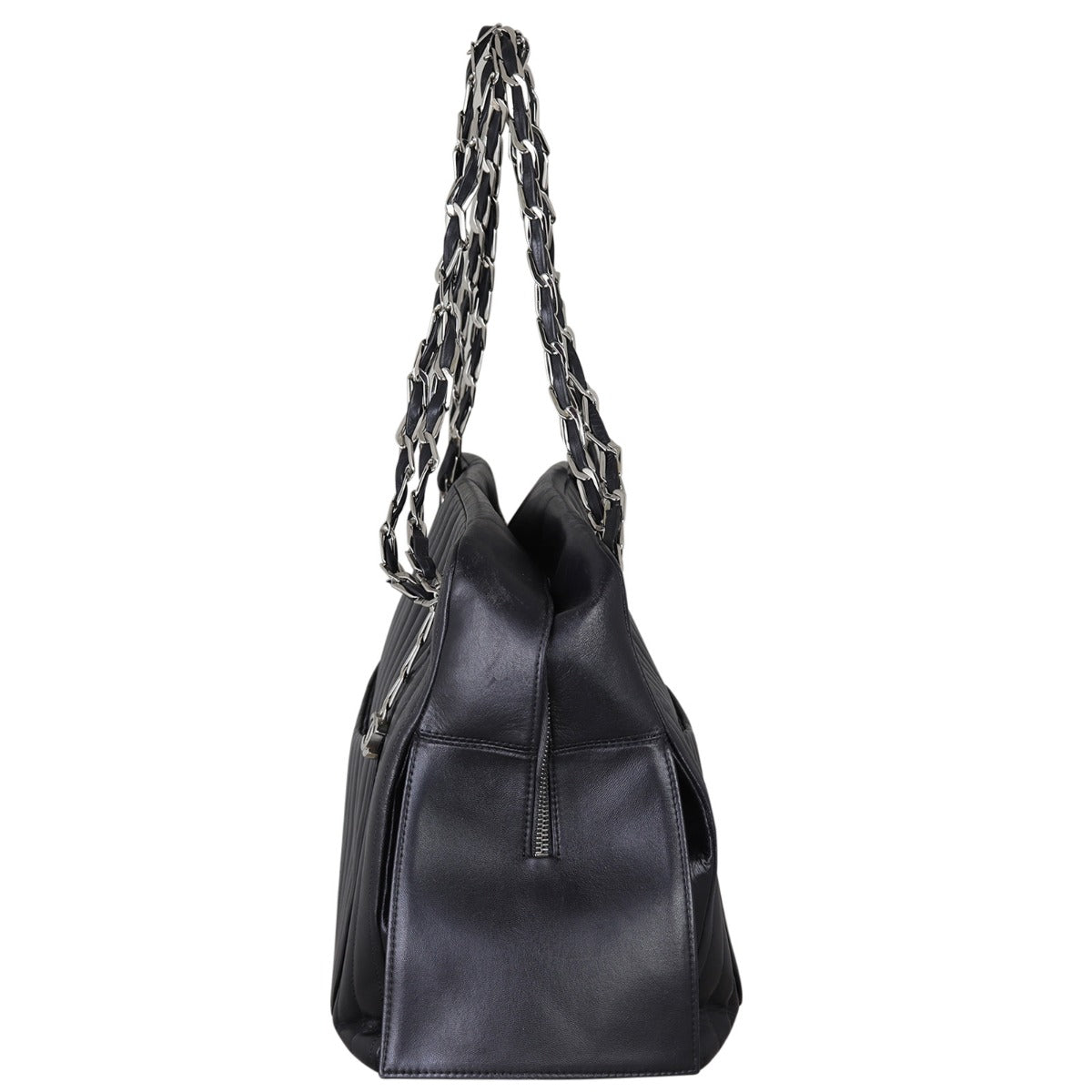Chanel Vertical Quilt Camera Bag Handbag