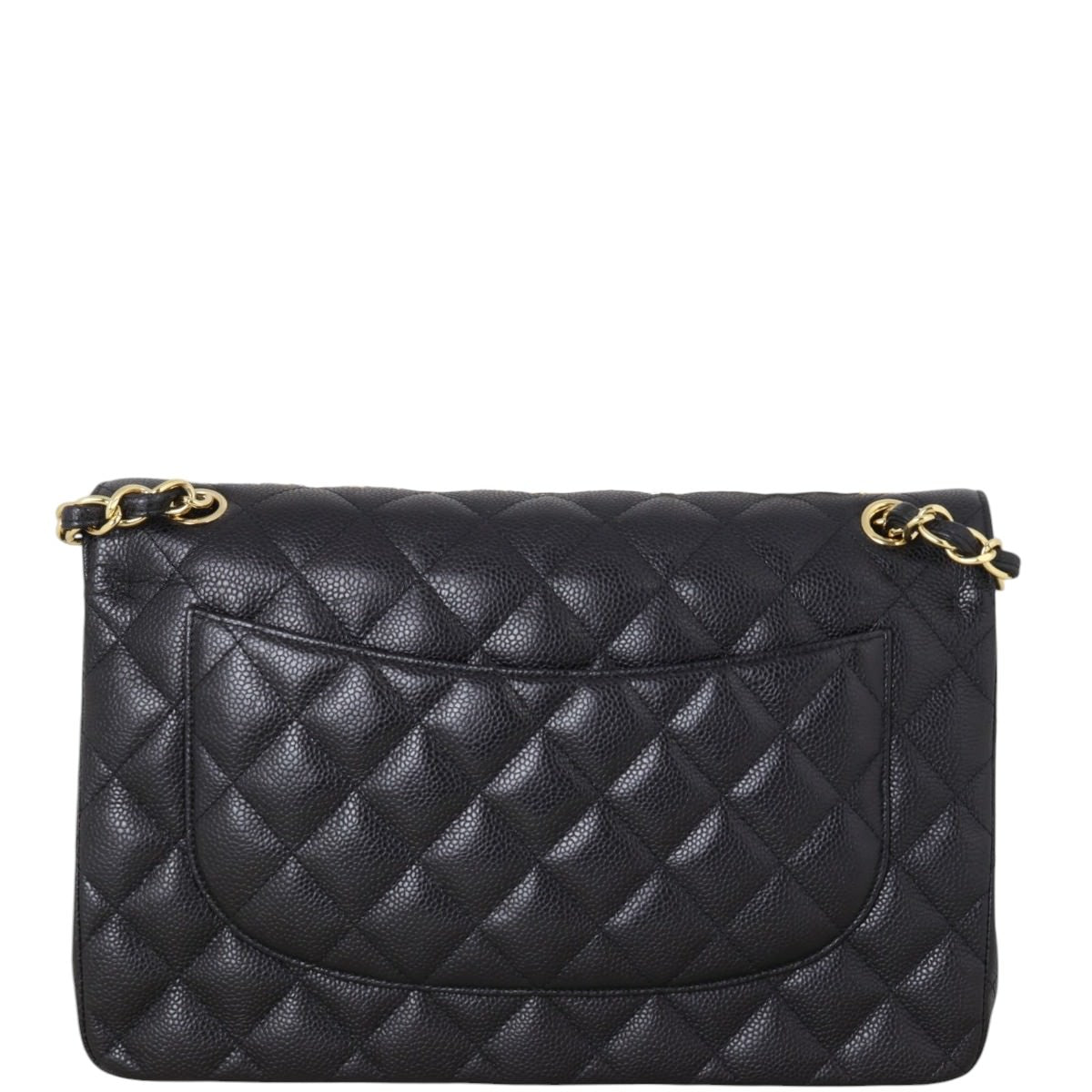 Chanel Classic Double Jumbo Handbag Quilted Black Crossbody Bag Jumbo 31102024