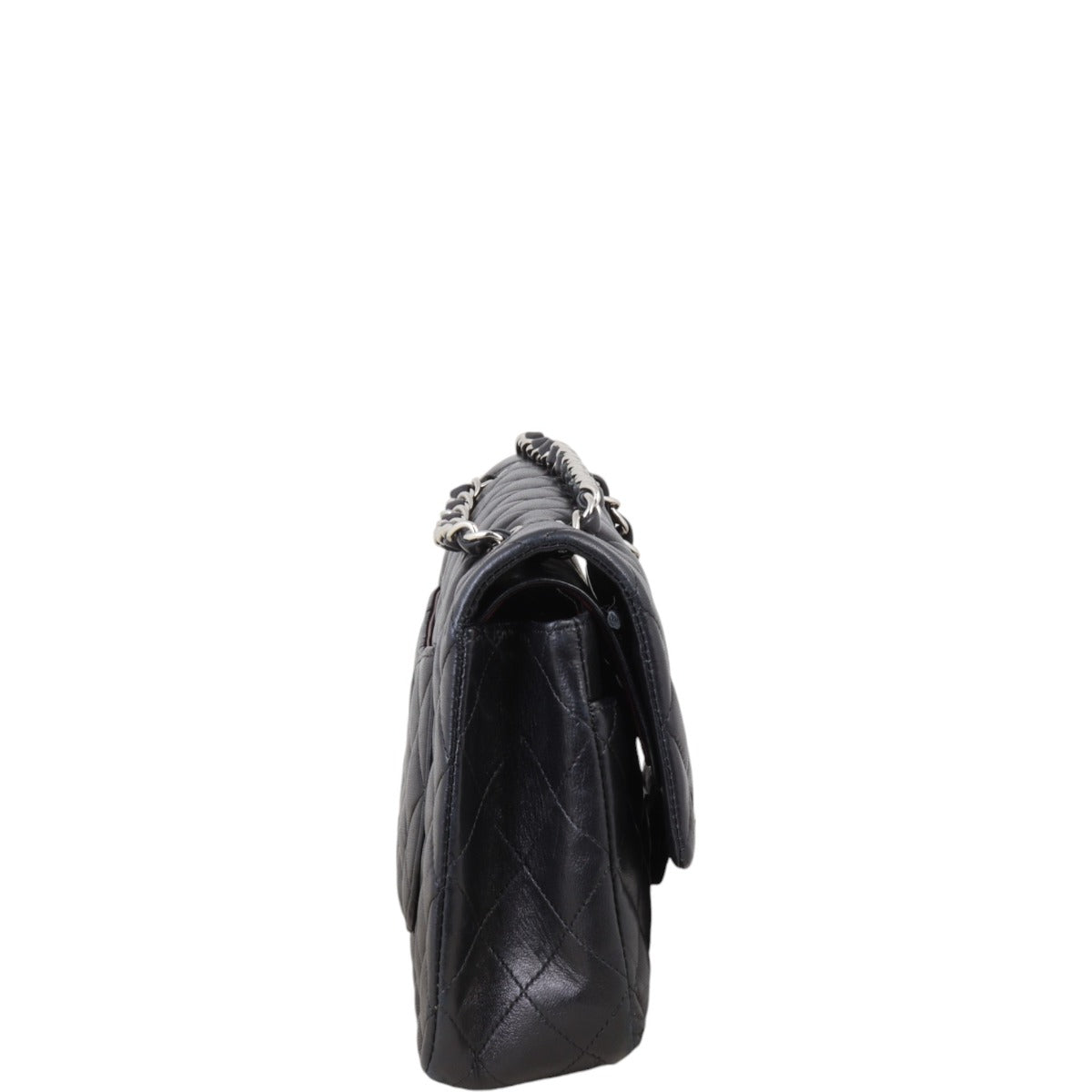 Chanel Classic Double Flap Handbag Quilted Black Crossbody Bag