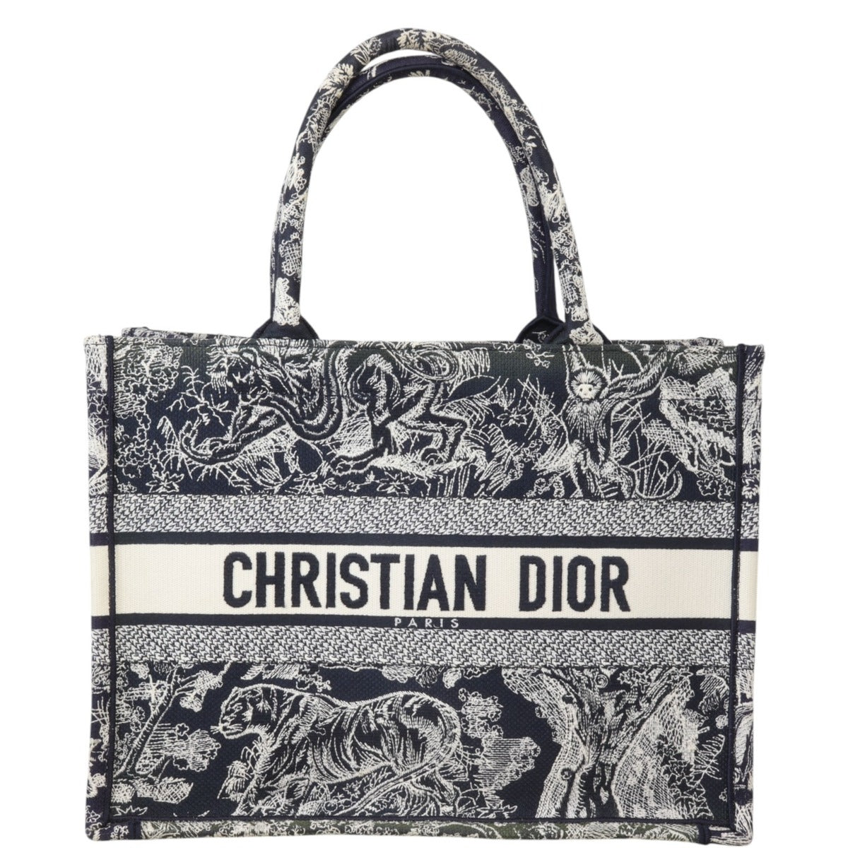 Dior Tote Bag Book Tote Toile de Jouy Reverse Canvas Medium Jouy Reverse 6