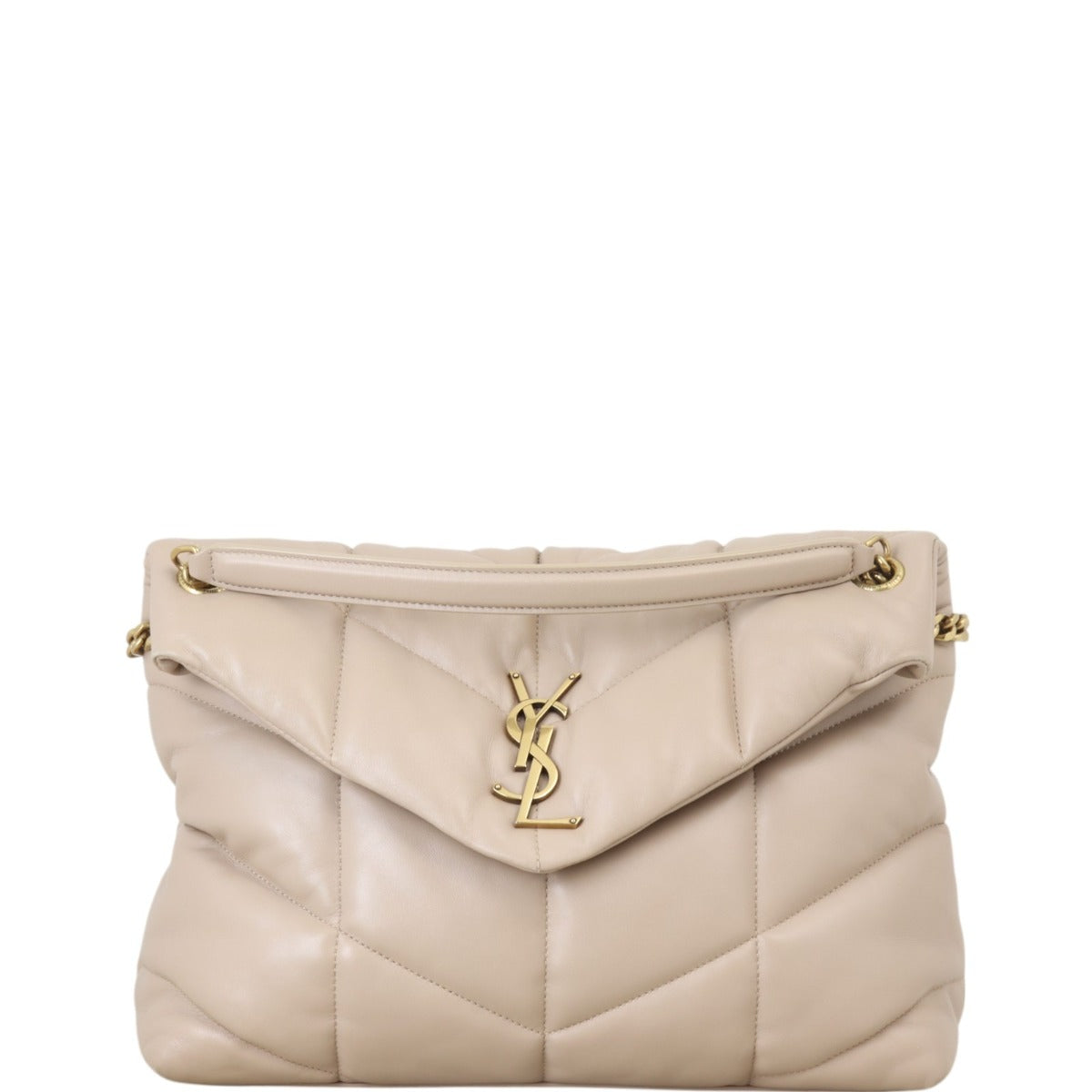 YSL Saint Laurent Loulou Puffer Travel Bag Medium