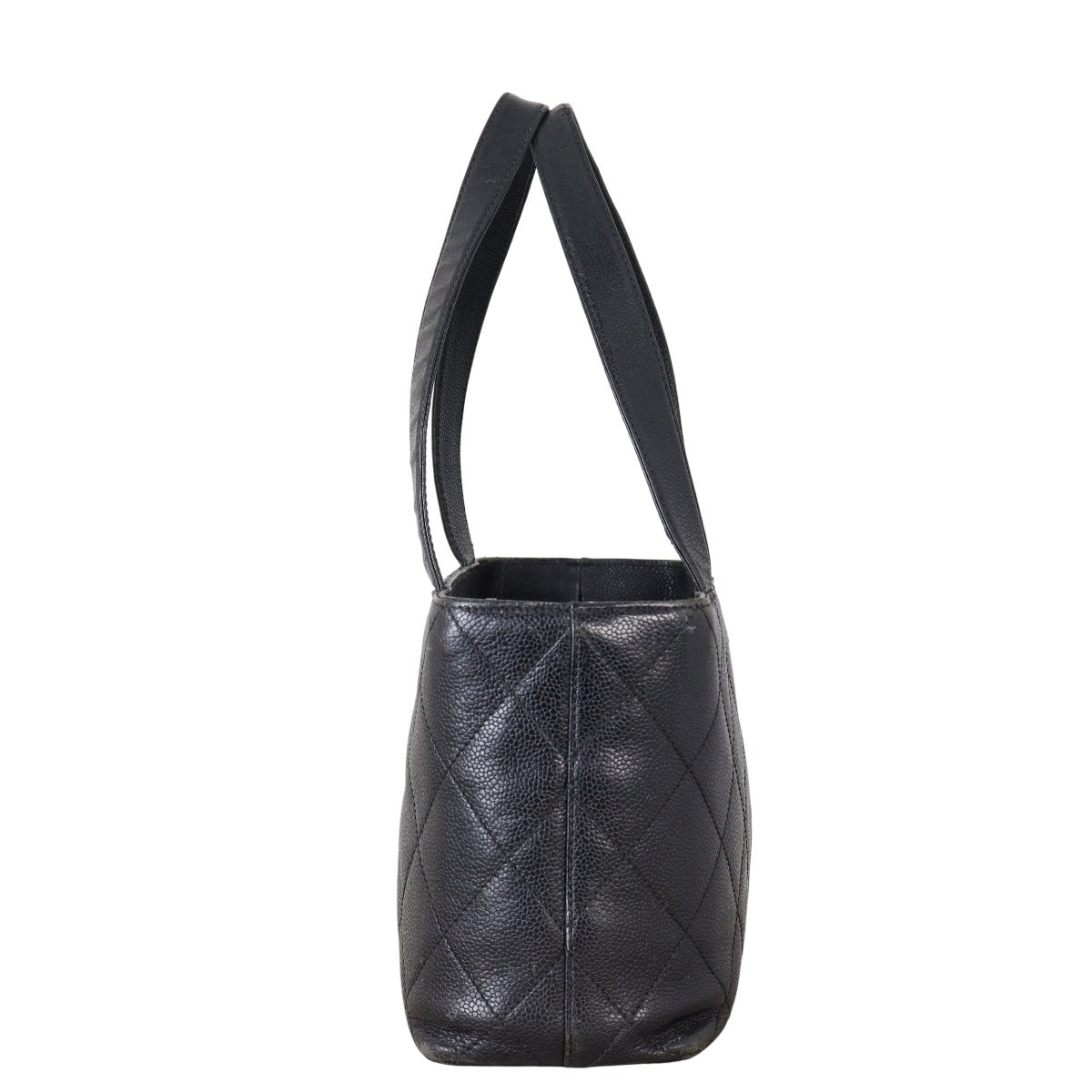 Chanel CC Tote Quilted Black Shoulder Bag